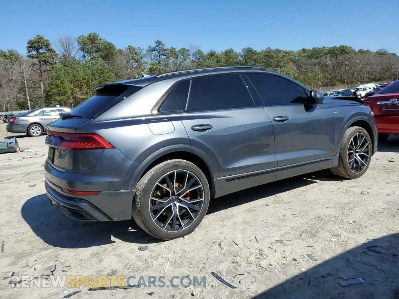 3 Фотография поврежденного автомобиля WA1EVAF1XLD003508 AUDI Q8 2020