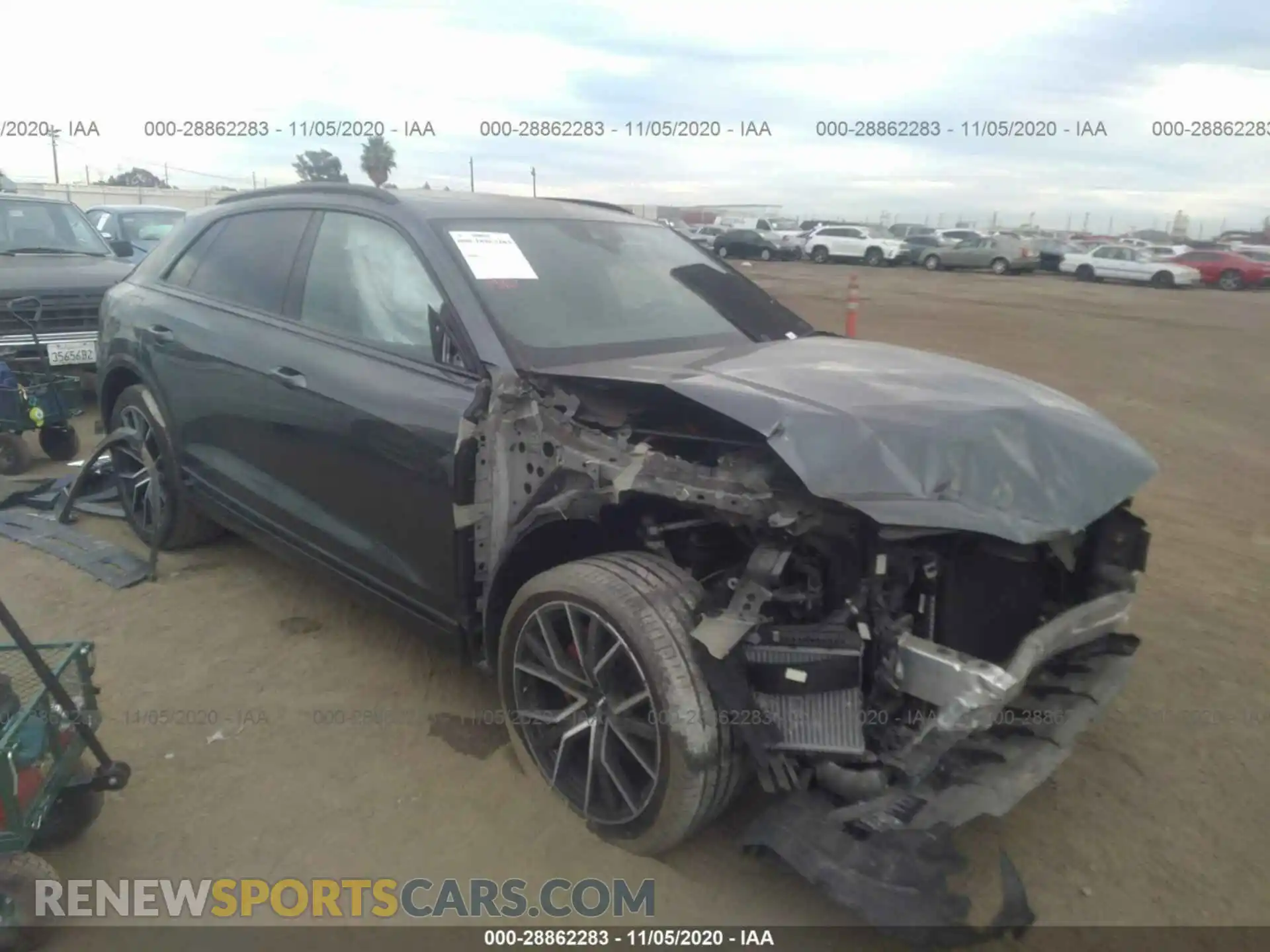 1 Photograph of a damaged car WA1FVAF12LD004527 AUDI Q8 2020