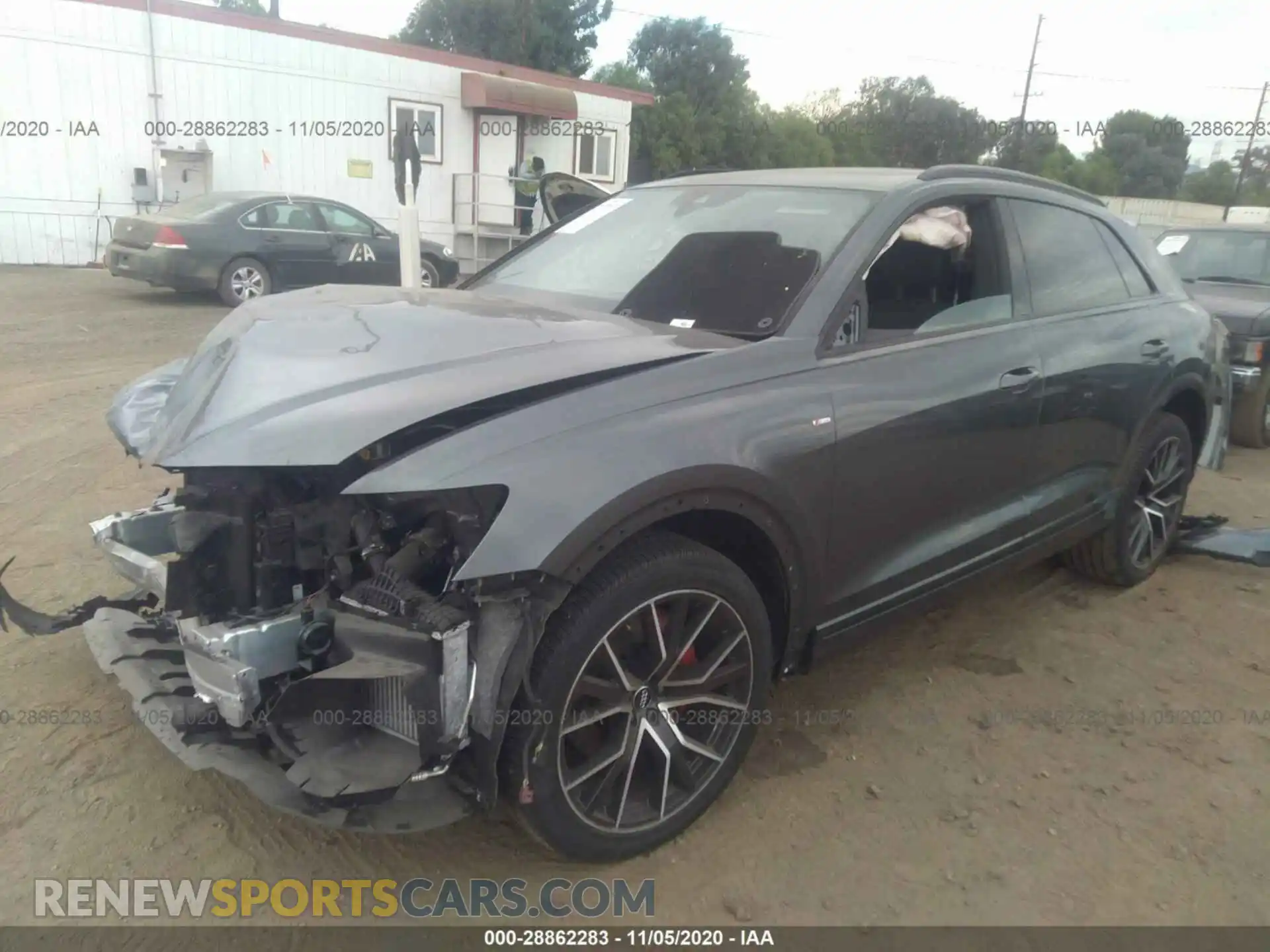 2 Photograph of a damaged car WA1FVAF12LD004527 AUDI Q8 2020
