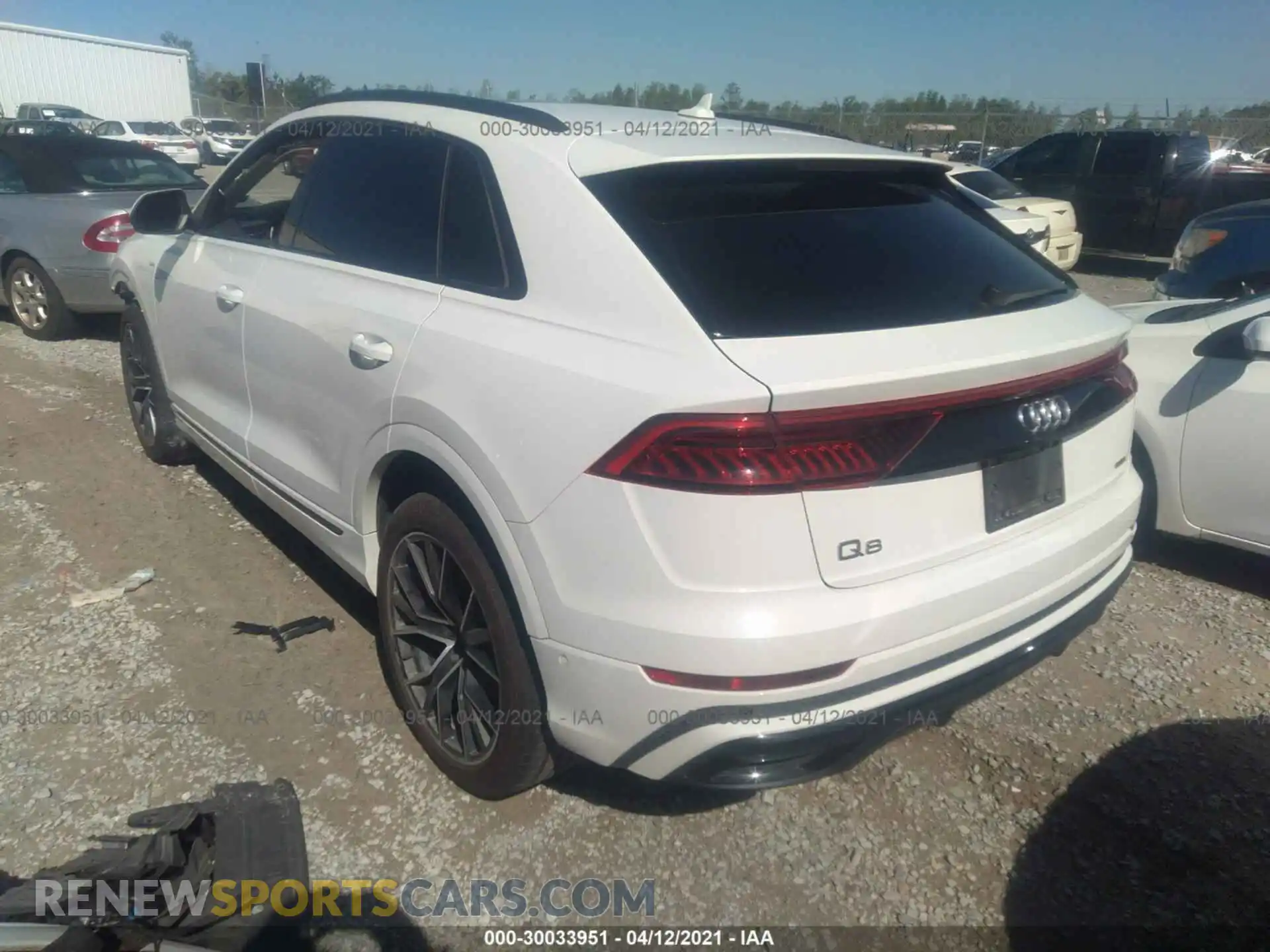 3 Photograph of a damaged car WA1FVAF1XLD016330 AUDI Q8 2020