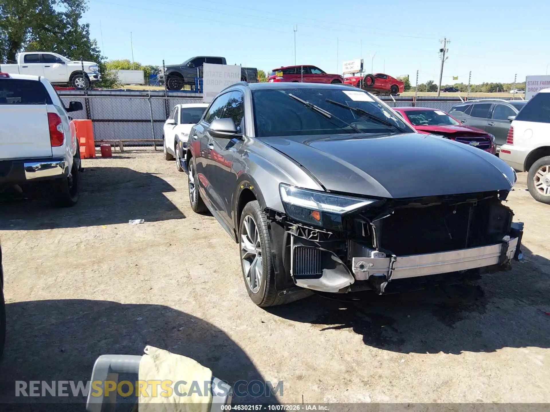 1 Photograph of a damaged car WA1AVAF11MD016342 AUDI Q8 2021