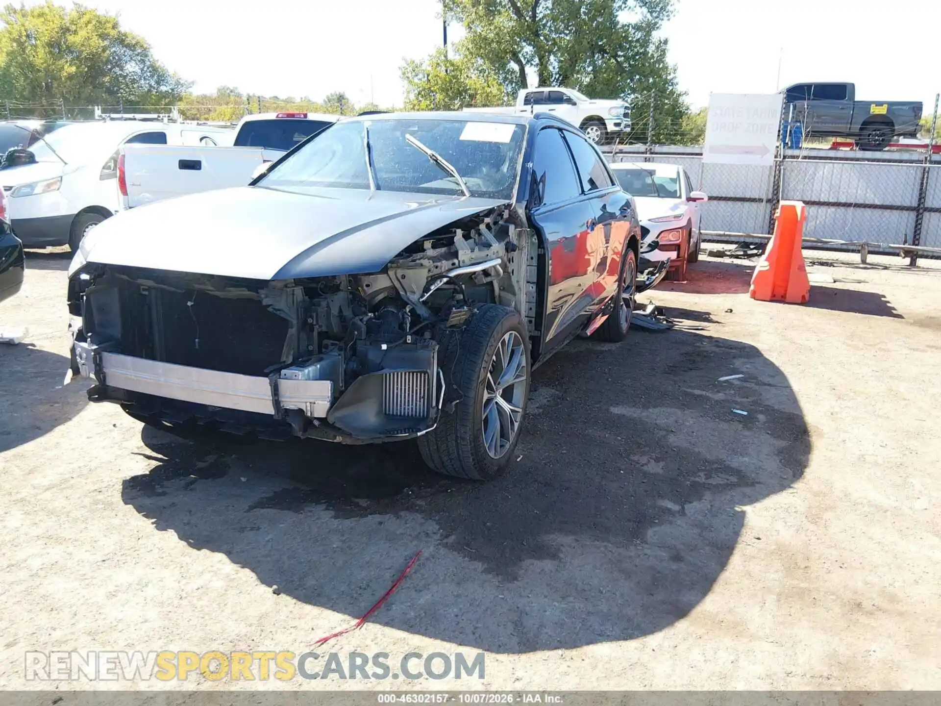 2 Photograph of a damaged car WA1AVAF11MD016342 AUDI Q8 2021