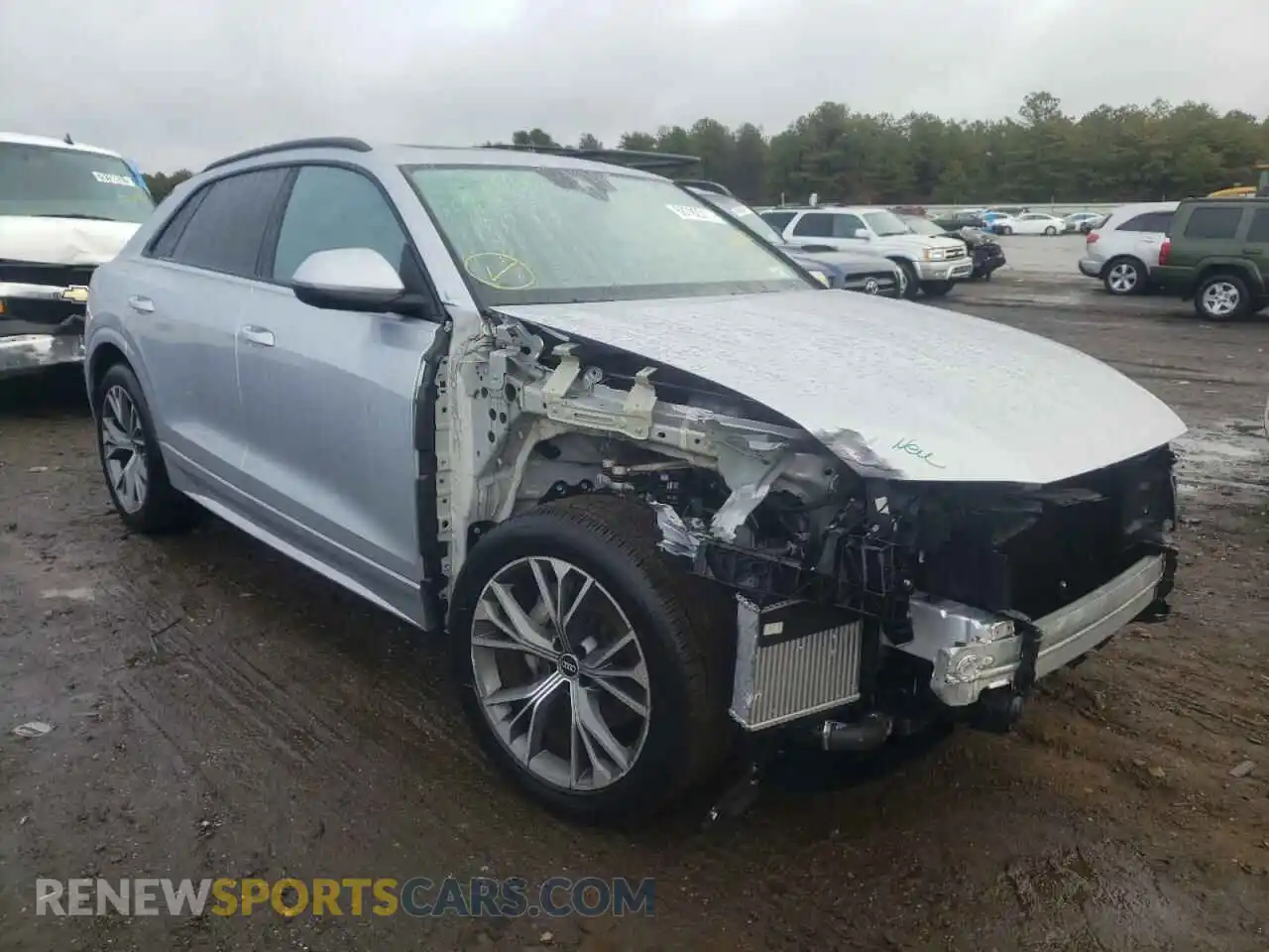 1 fotografías del automóvil dañado WA1AVAF12MD018519 AUDI Q8 2021