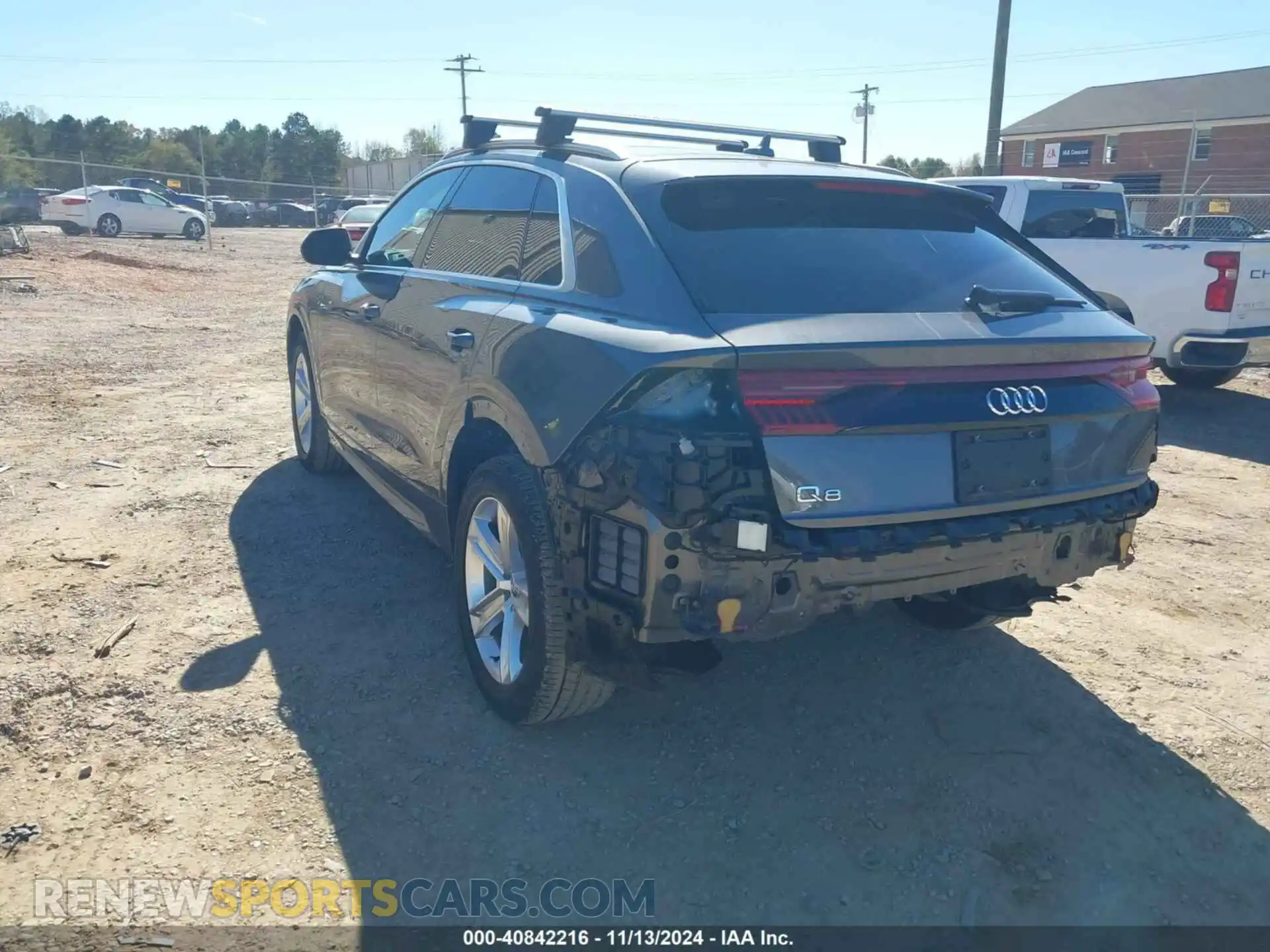 3 fotografías del automóvil dañado WA1AVAF13MD005522 AUDI Q8 2021