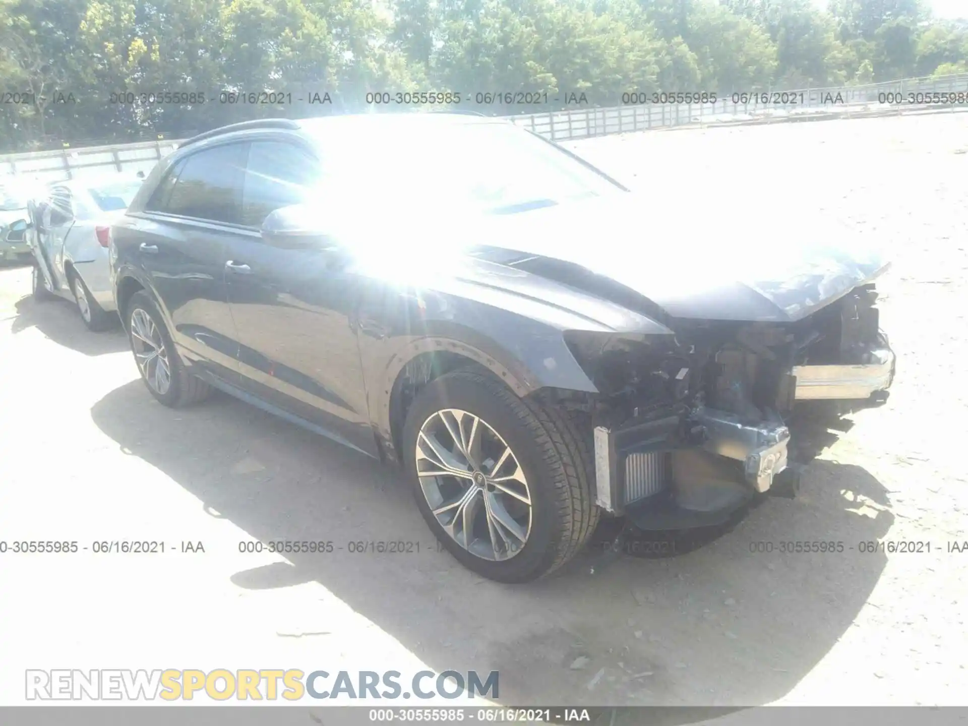 1 Photograph of a damaged car WA1AVAF15MD029207 AUDI Q8 2021