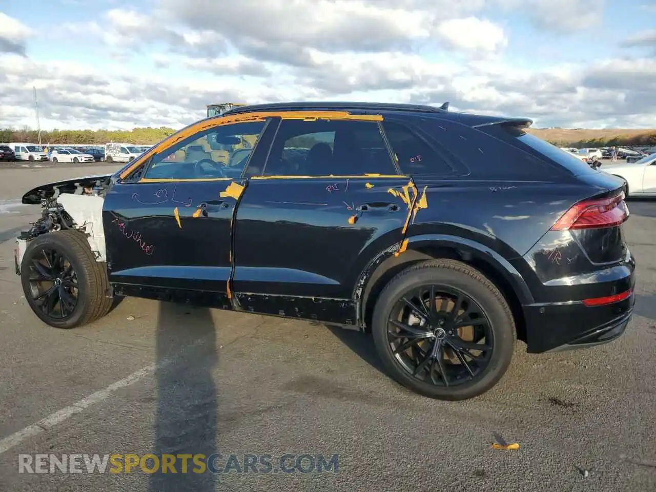 2 Photograph of a damaged car WA1AVAF18MD028956 AUDI Q8 2021