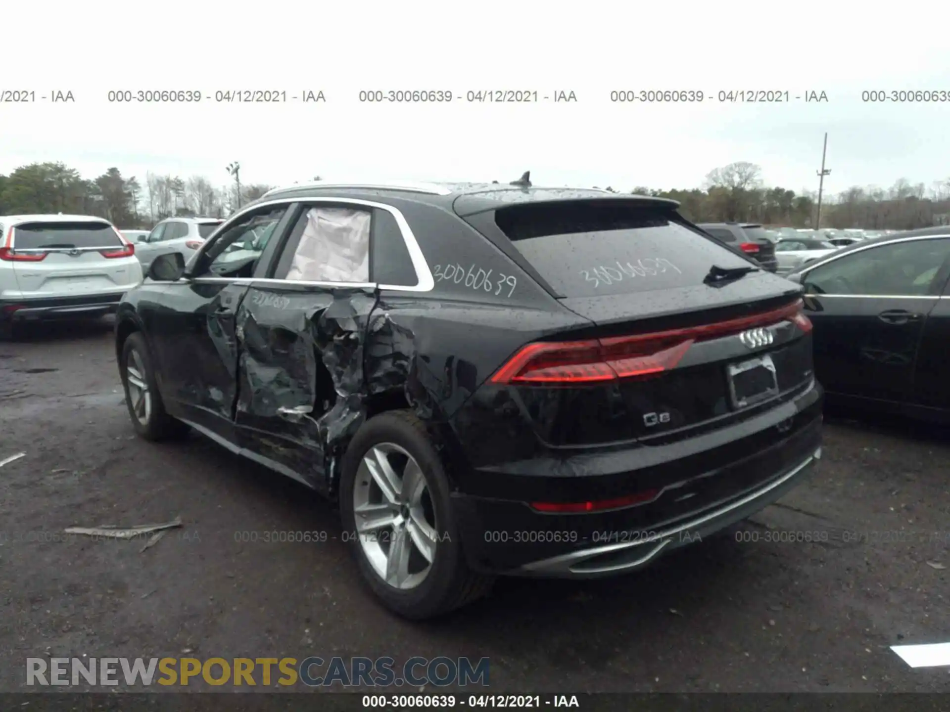3 Photograph of a damaged car WA1AVAF19MD008649 AUDI Q8 2021