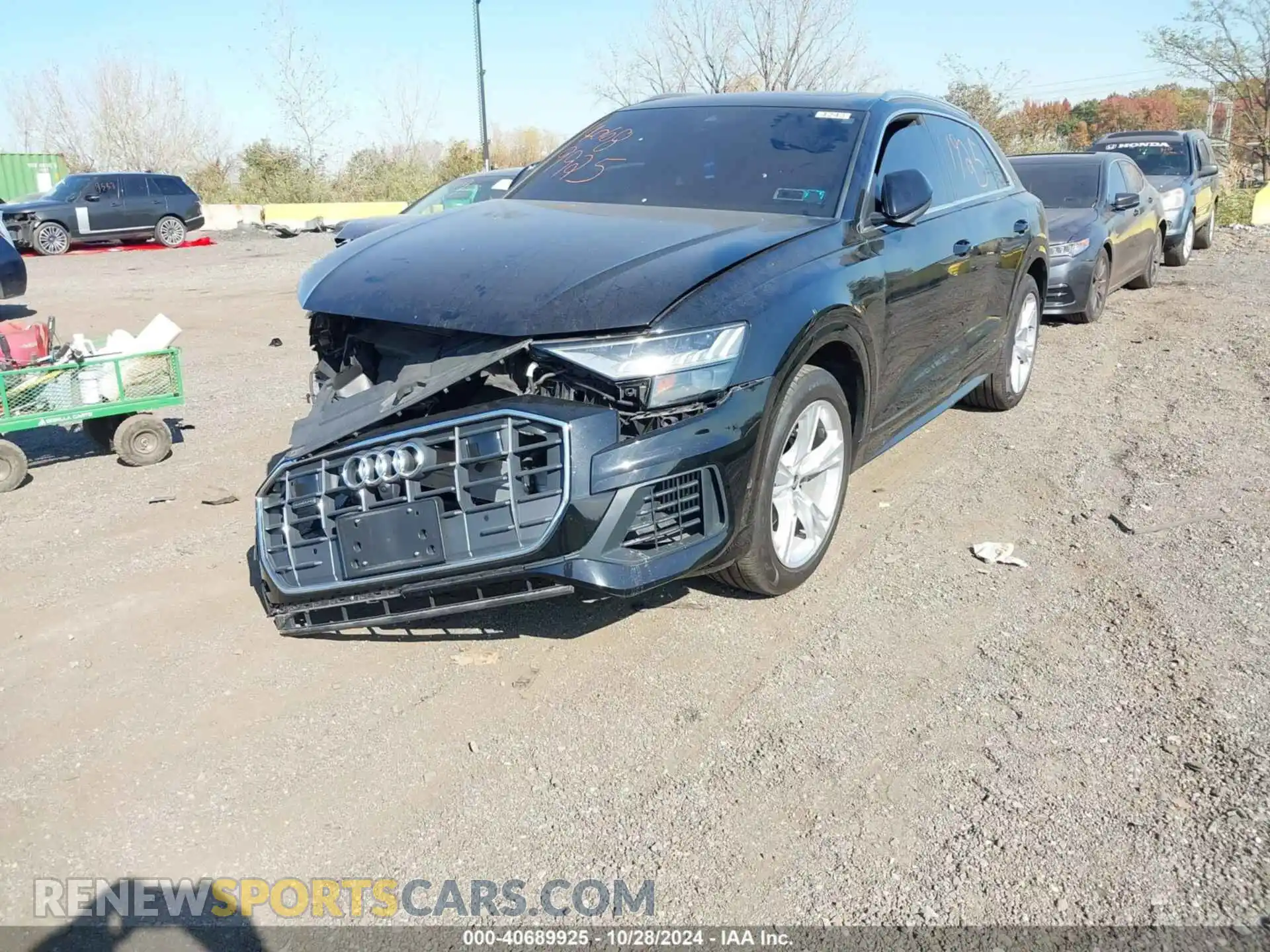 2 Photograph of a damaged car WA1BVAF16MD022092 AUDI Q8 2021