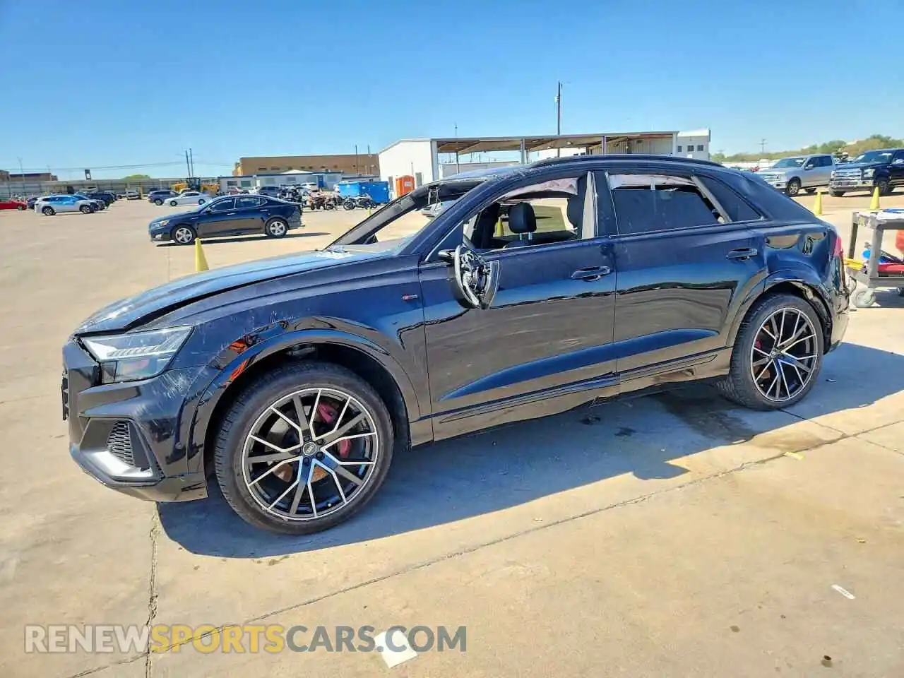 1 Photograph of a damaged car WA1EVAF10MD014888 AUDI Q8 2021