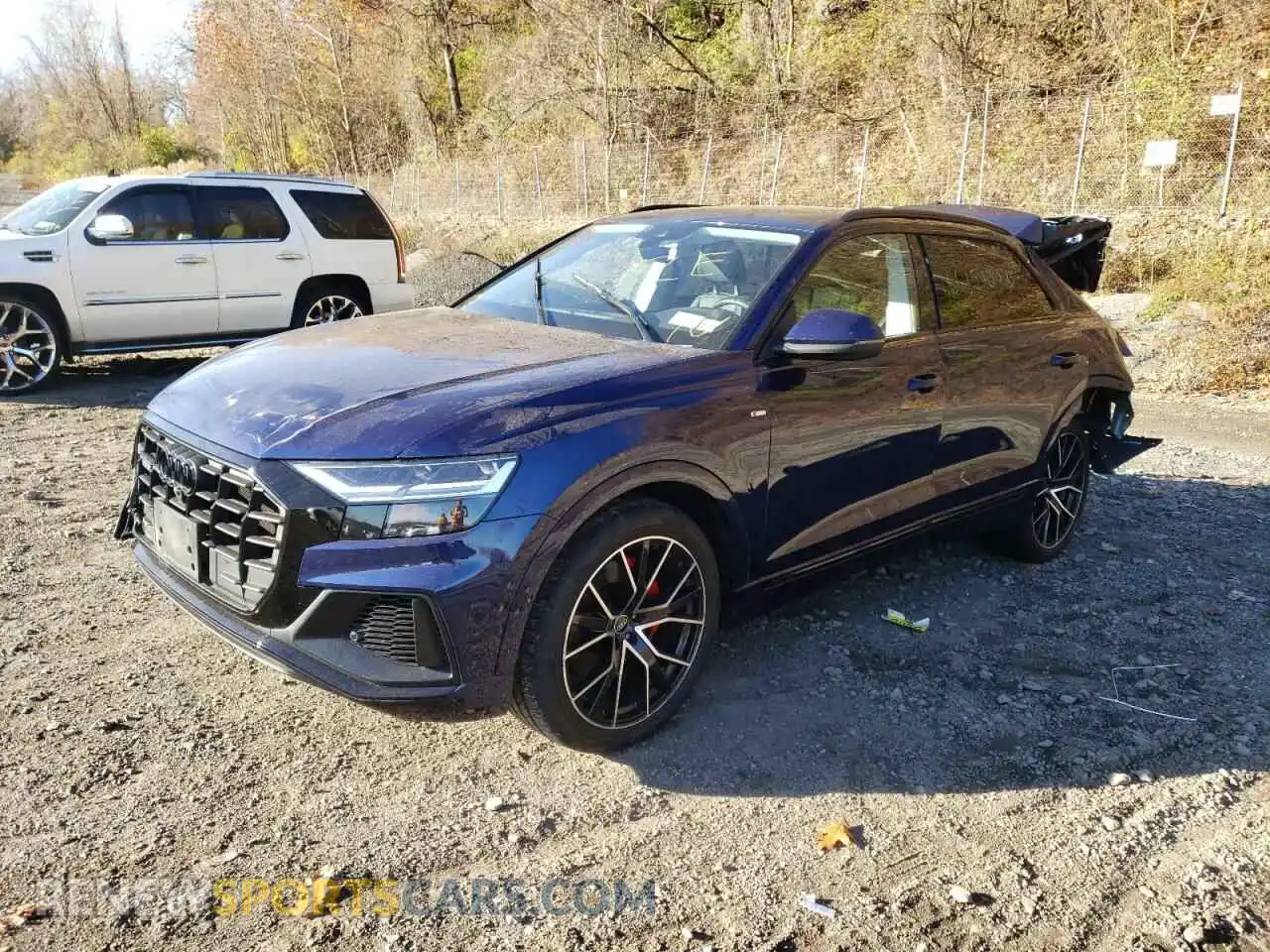 2 Photograph of a damaged car WA1EVAF10MD015491 AUDI Q8 2021