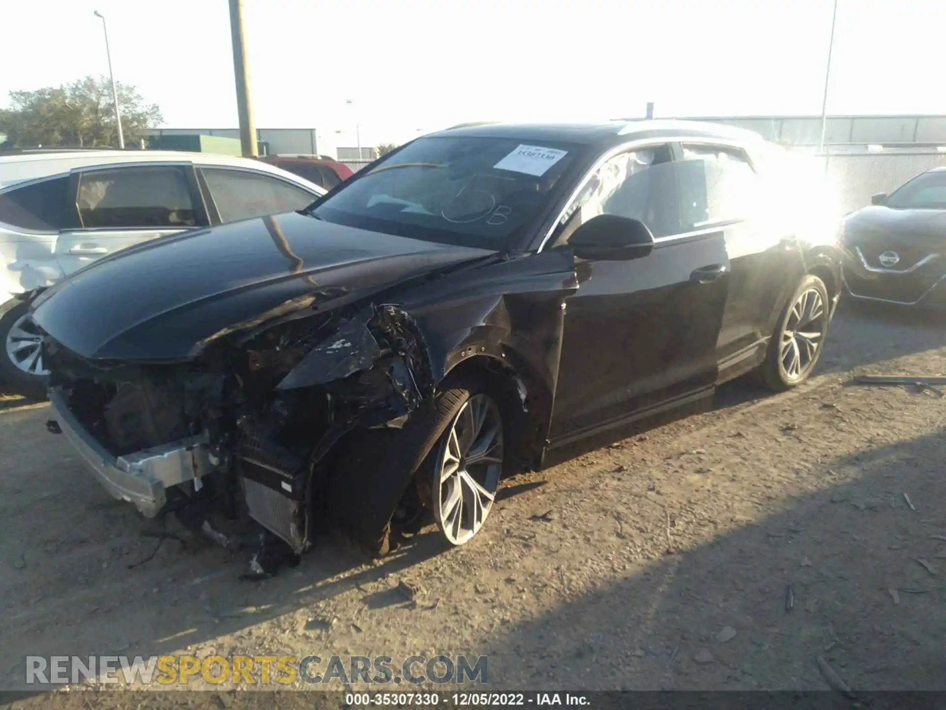 2 Photograph of a damaged car WA1EVAF11MD019503 AUDI Q8 2021