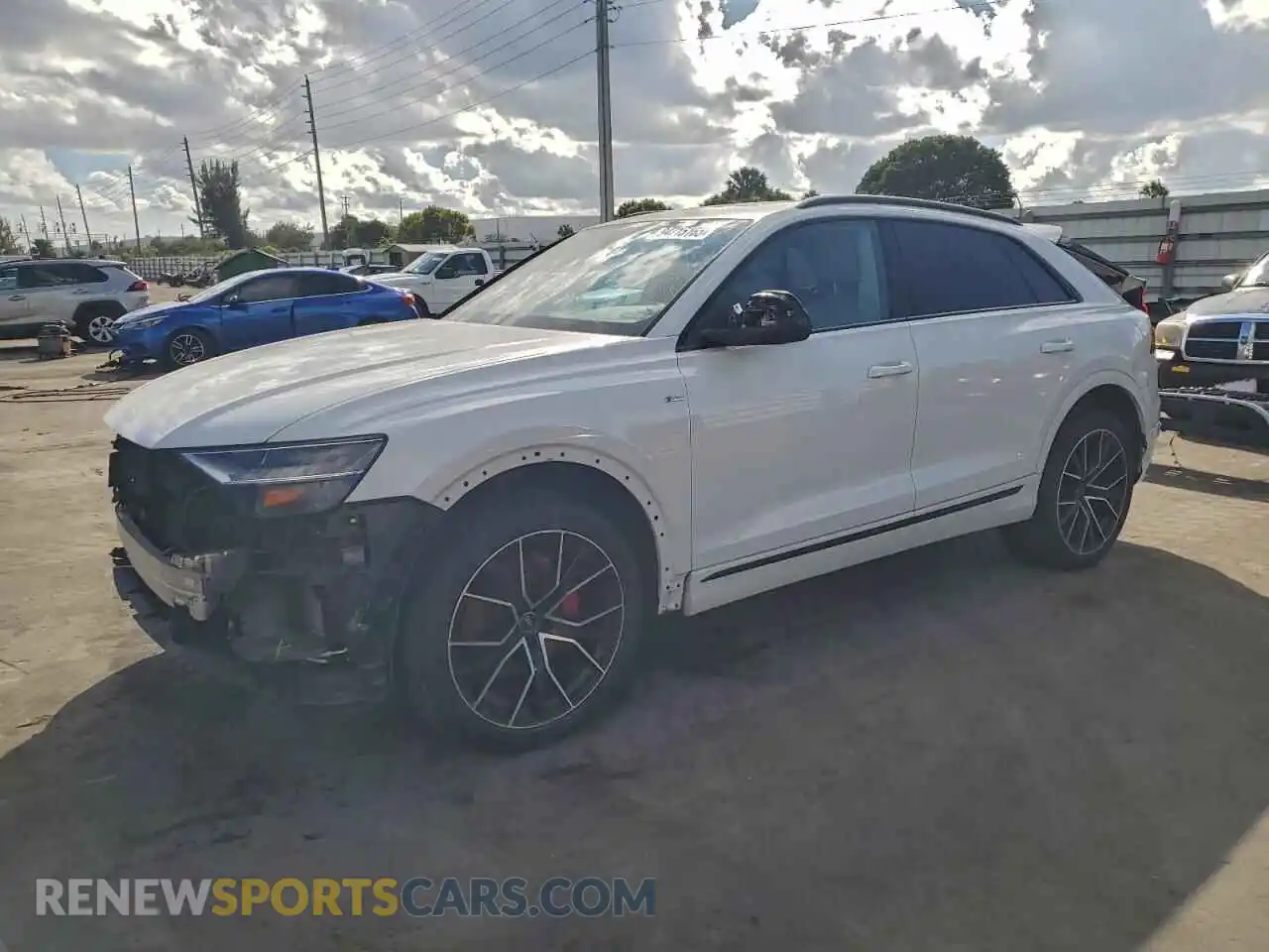1 Photograph of a damaged car WA1EVAF13MD042409 AUDI Q8 2021