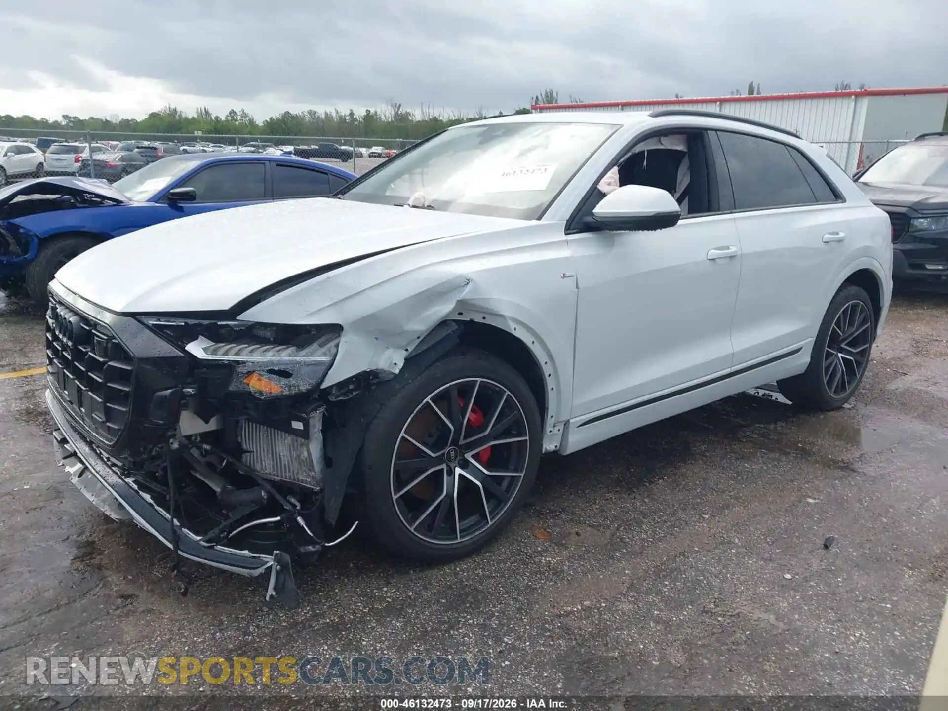2 Photograph of a damaged car WA1EVAF14MD028325 AUDI Q8 2021