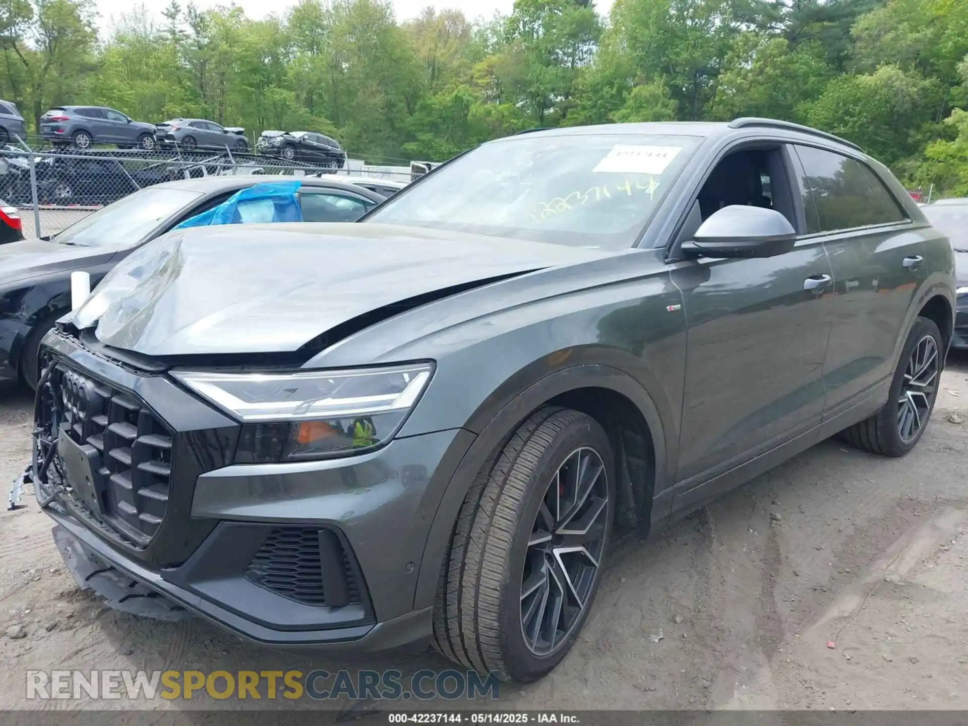 2 Photograph of a damaged car WA1EVAF14MD036327 AUDI Q8 2021