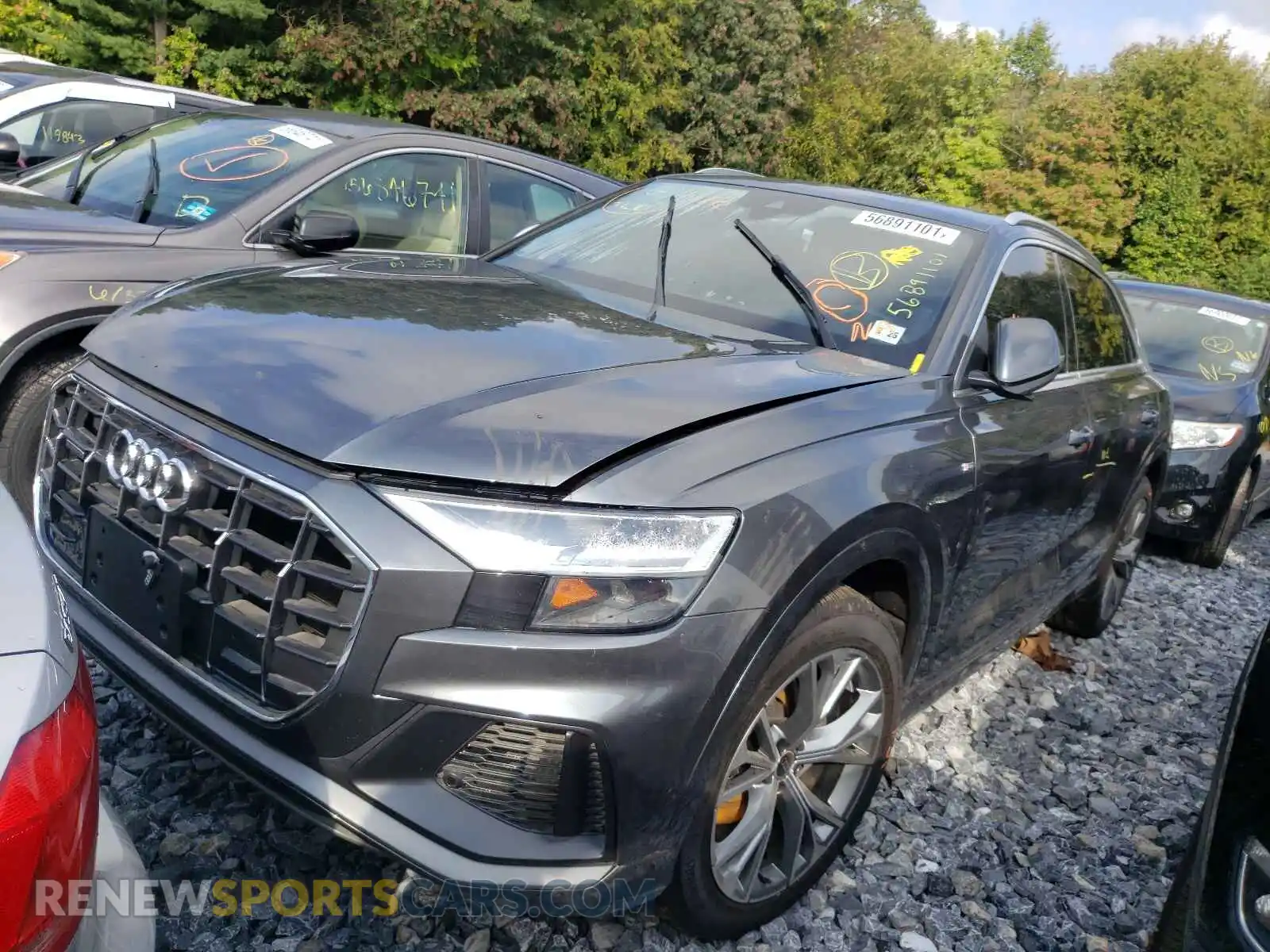 2 Photograph of a damaged car WA1EVAF16MD011719 AUDI Q8 2021