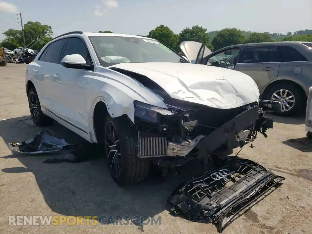 1 Photograph of a damaged car WA1EVAF16MD012952 AUDI Q8 2021