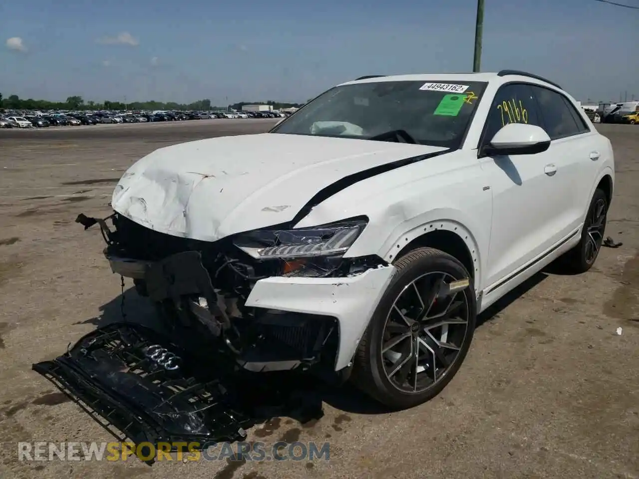 2 Photograph of a damaged car WA1EVAF16MD012952 AUDI Q8 2021