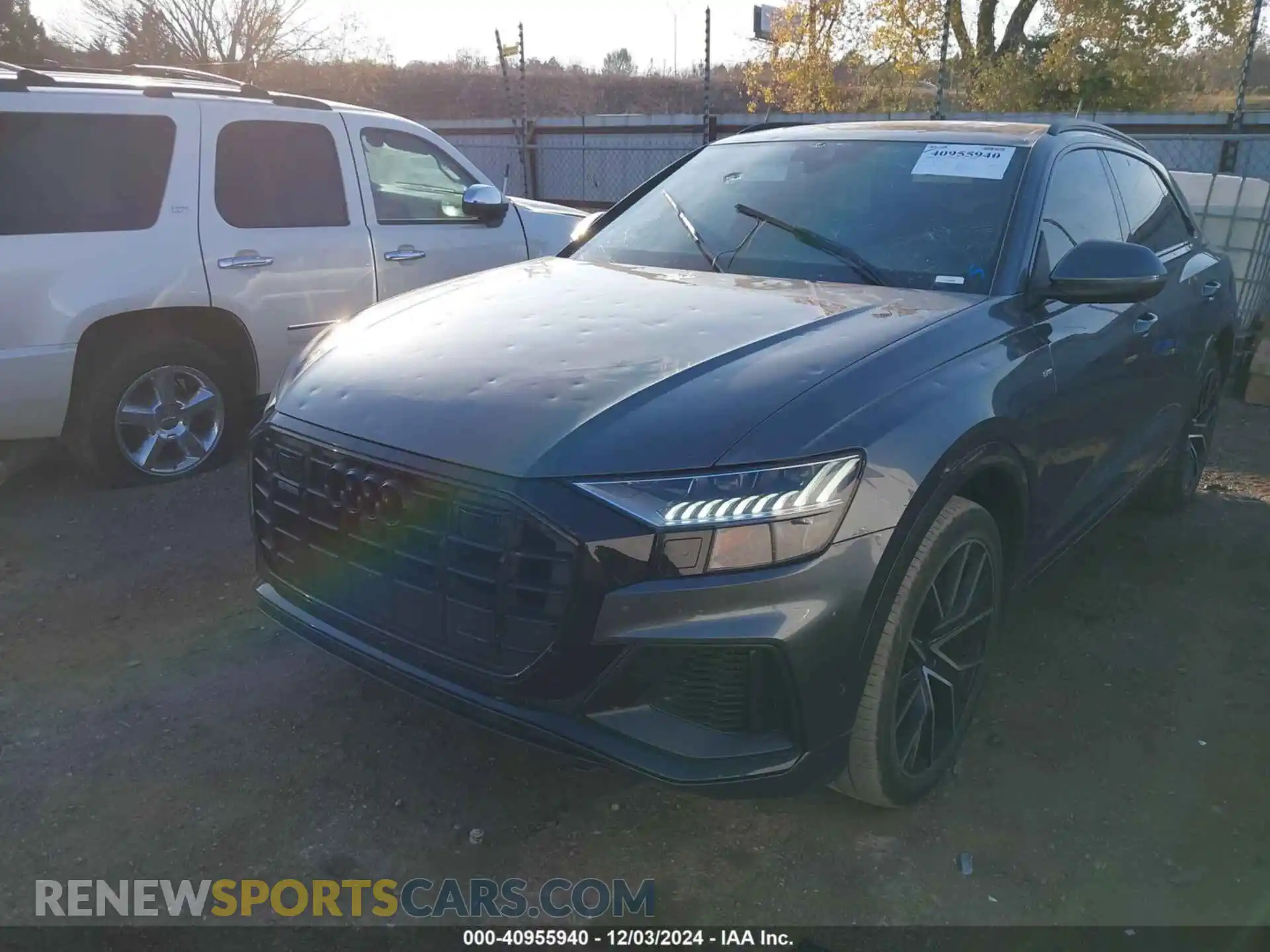 2 fotografías del automóvil dañado WA1EVAF16MD041173 AUDI Q8 2021