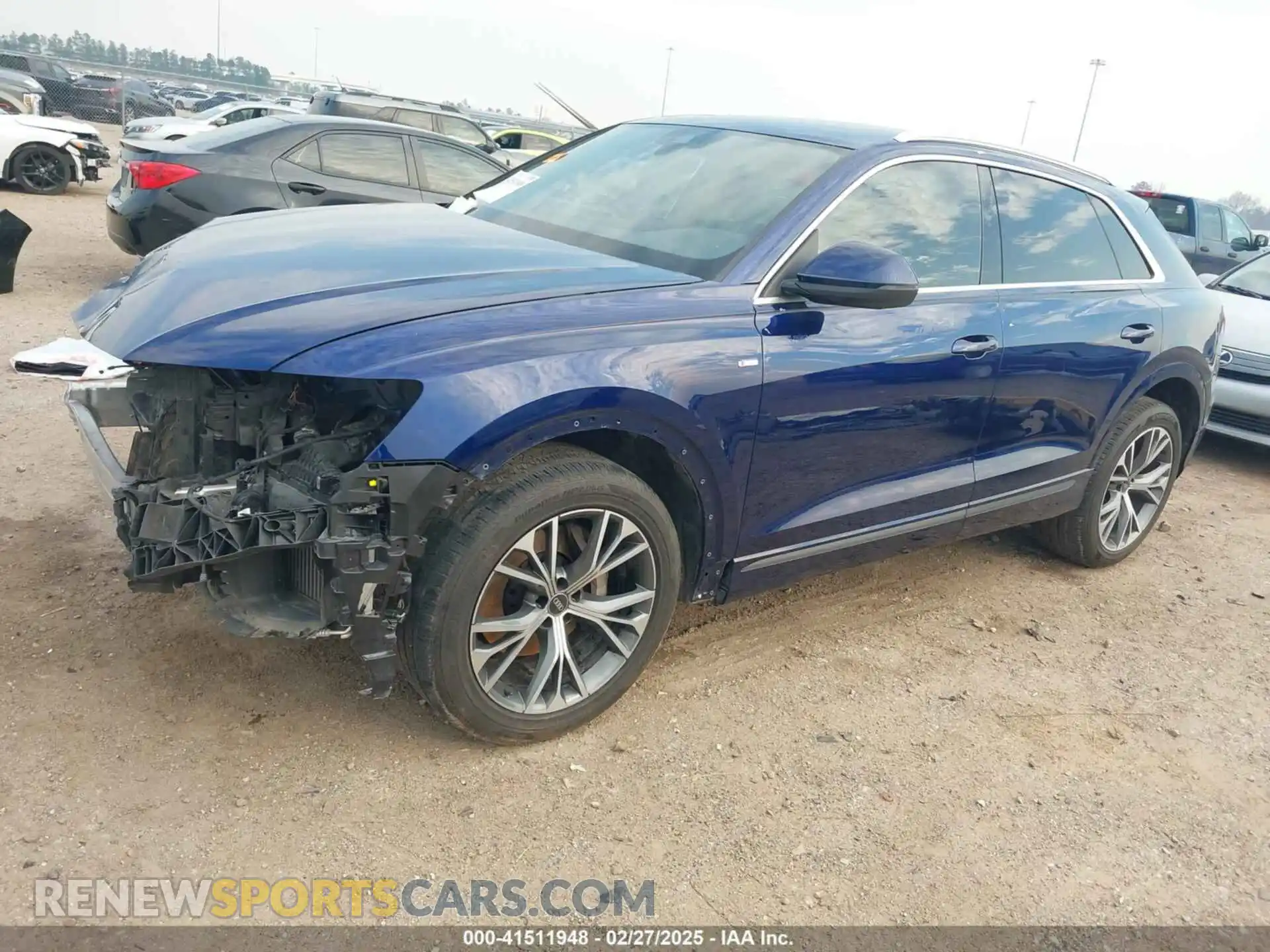 2 Photograph of a damaged car WA1EVAF17MD007971 AUDI Q8 2021