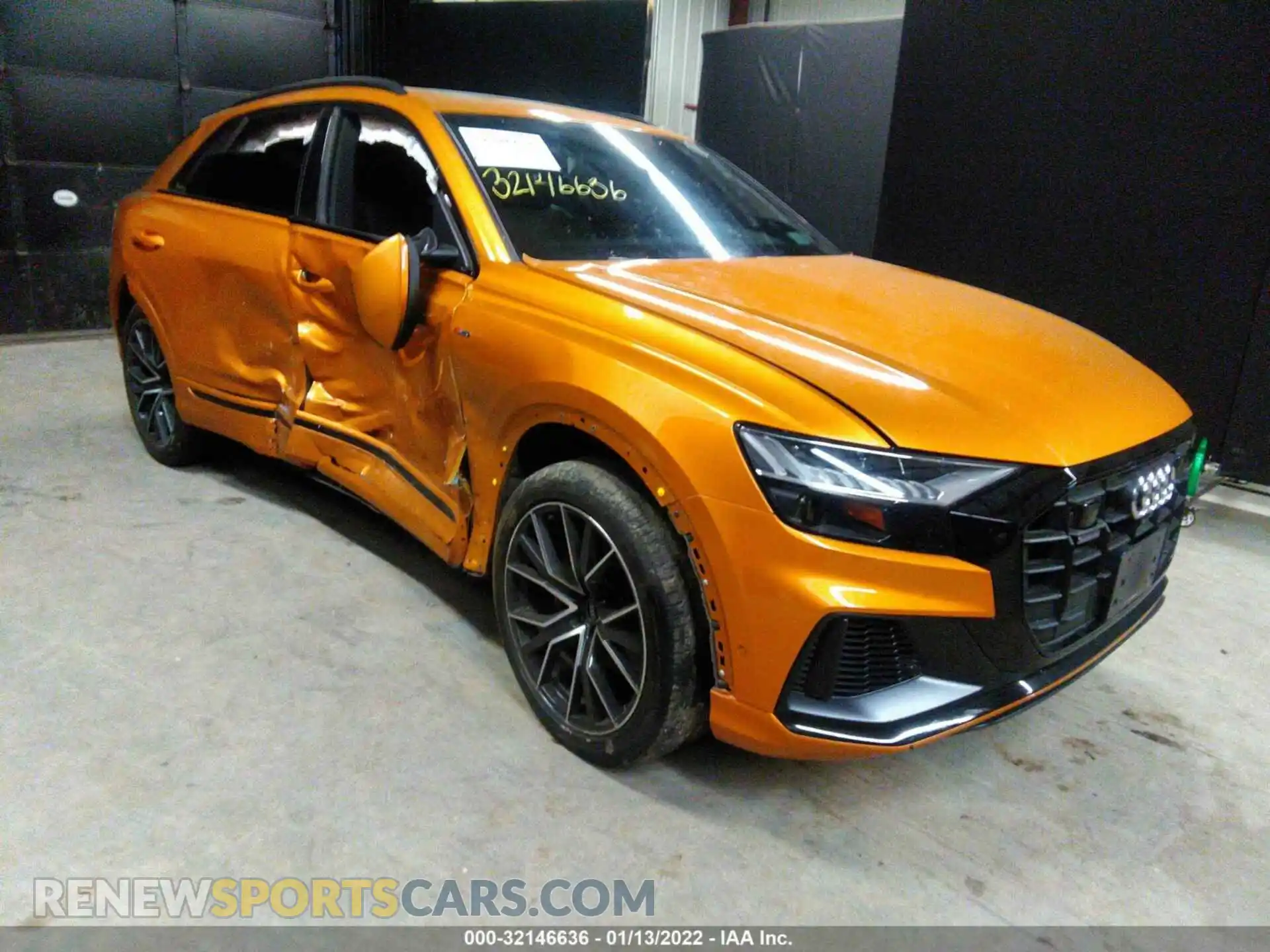 1 Photograph of a damaged car WA1EVAF17MD008764 AUDI Q8 2021