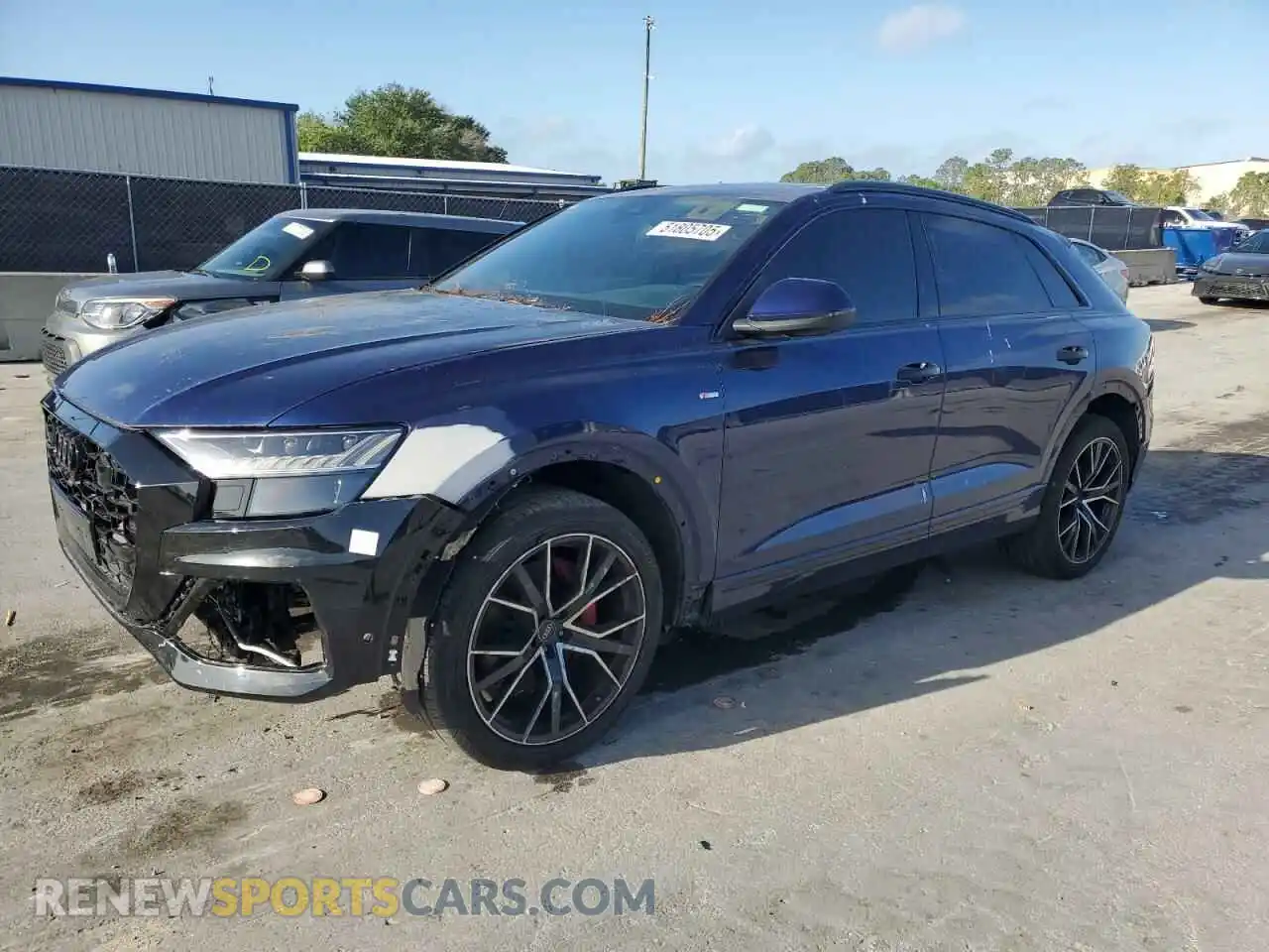 1 Photograph of a damaged car WA1EVAF17MD040579 AUDI Q8 2021