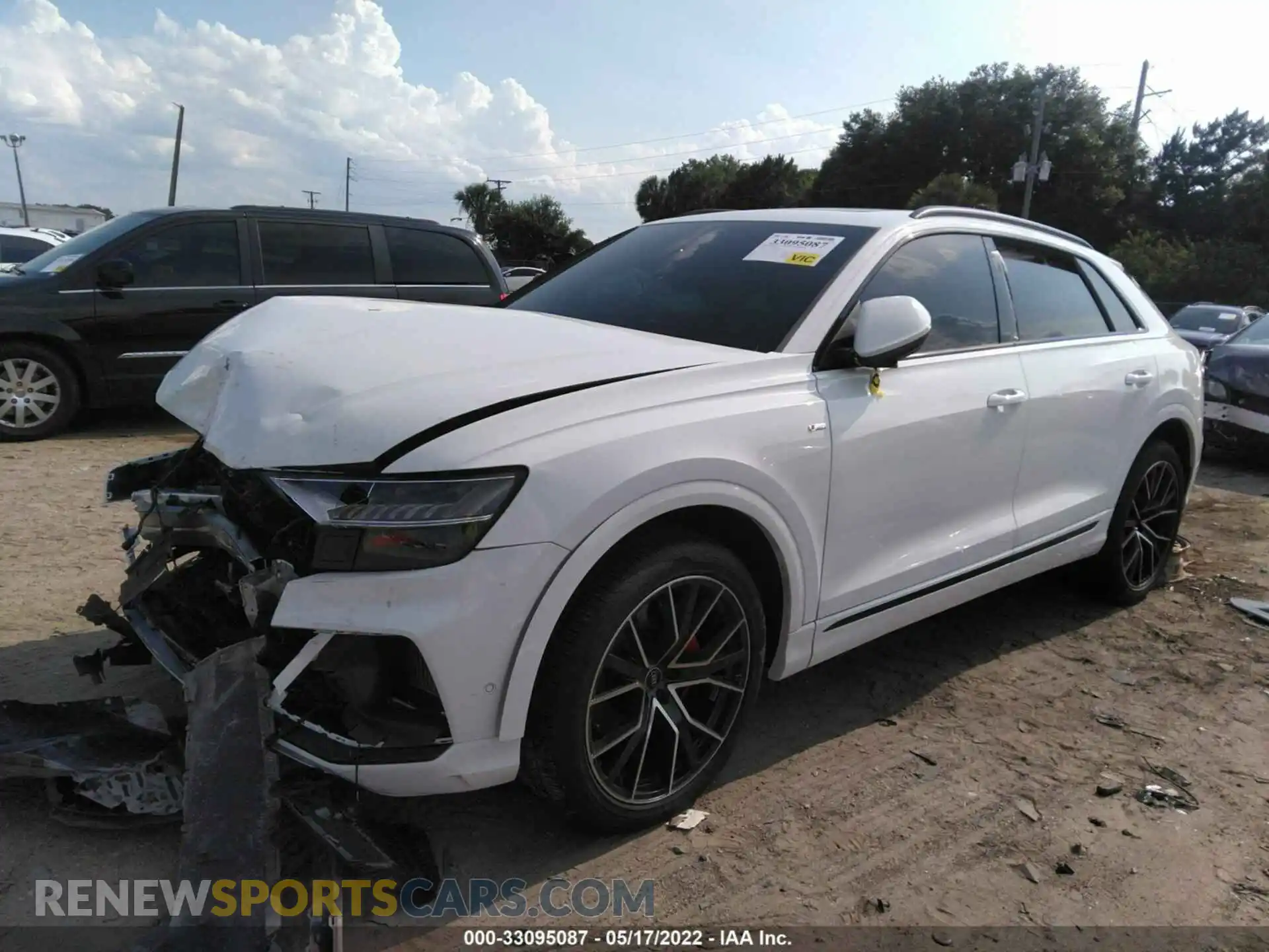 2 Photograph of a damaged car WA1EVAF18MD039974 AUDI Q8 2021