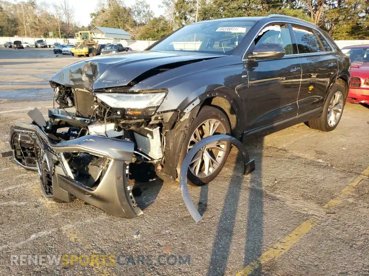 2 Photograph of a damaged car WA1EVAF19MD020432 AUDI Q8 2021