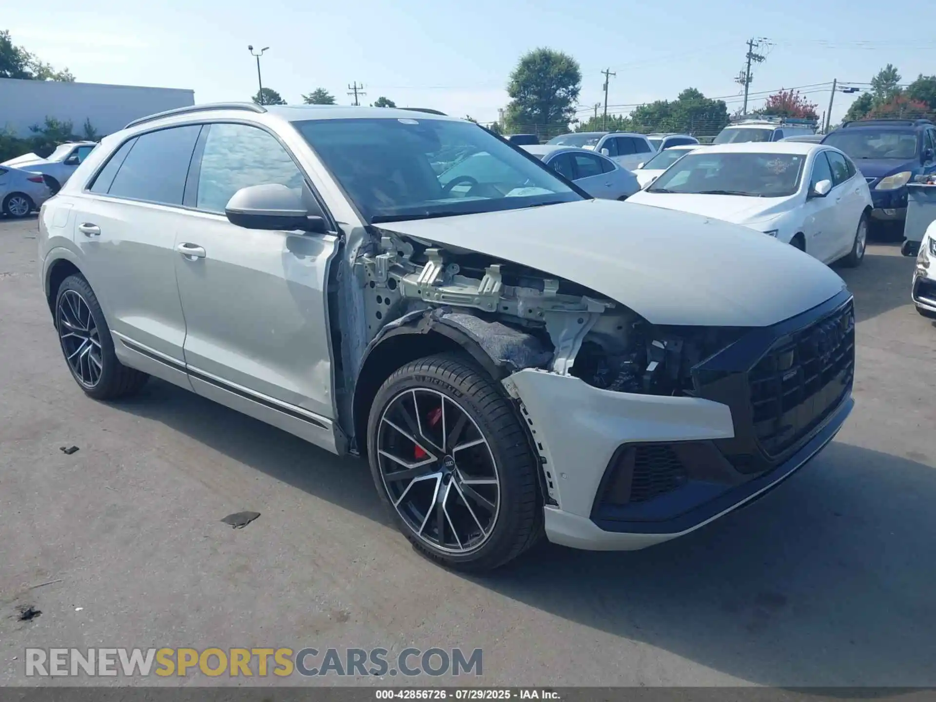 1 Photograph of a damaged car WA1FVAF11MD029453 AUDI Q8 2021