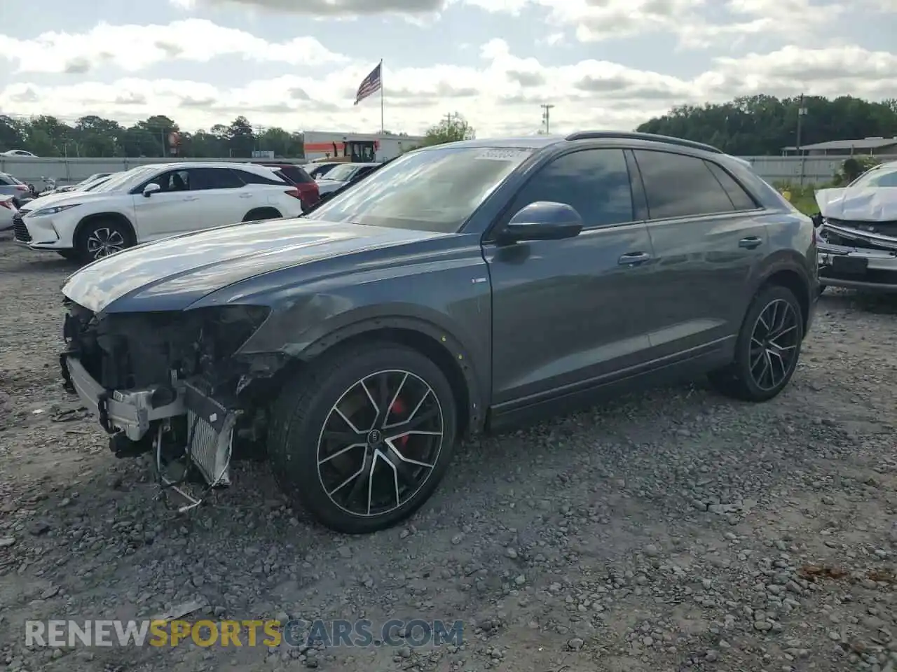 1 Photograph of a damaged car WA1FVAF16MD039587 AUDI Q8 2021