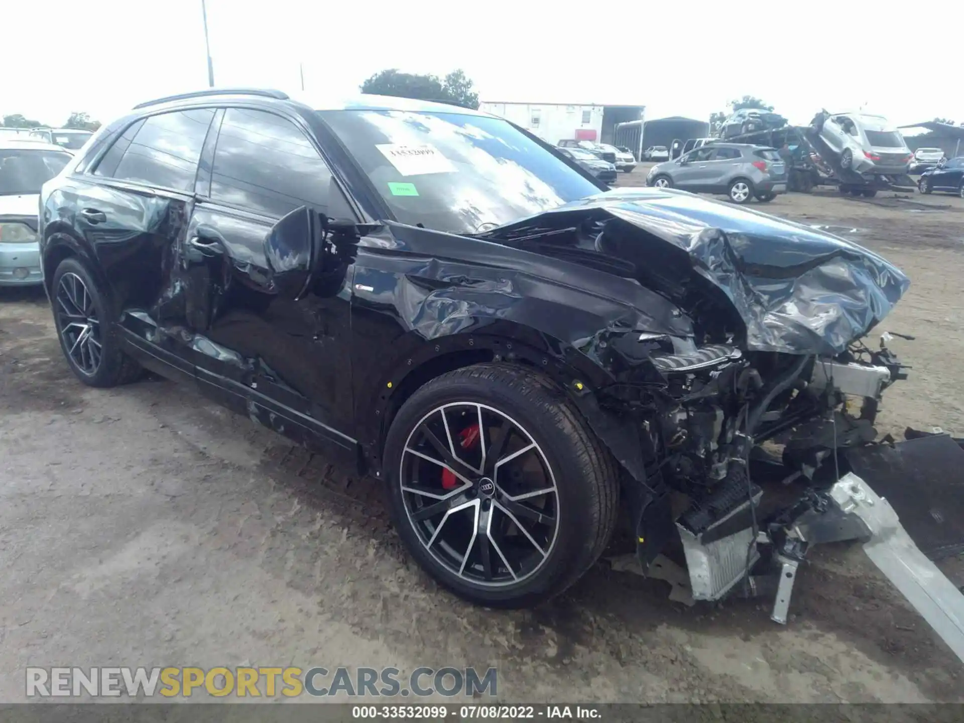 1 Photograph of a damaged car WA1FVBF19MD034762 AUDI Q8 2021