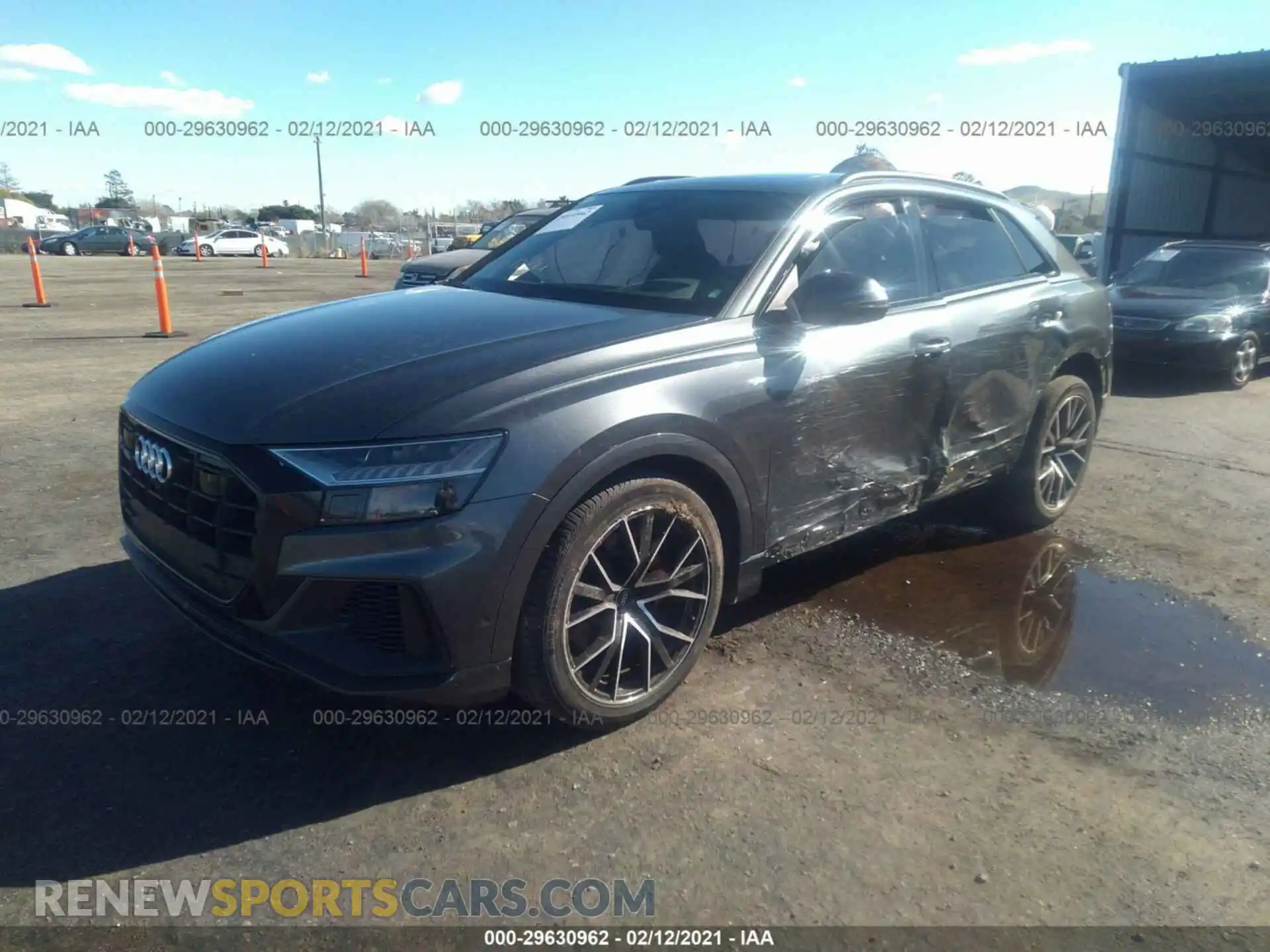 2 Photograph of a damaged car WA1FVBF1XMD001494 AUDI Q8 2021