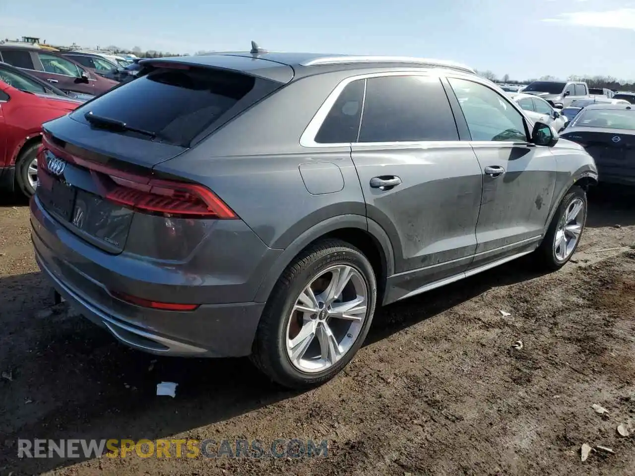 3 fotografías del automóvil dañado WA1BVBF12PD011746 AUDI Q8 2023