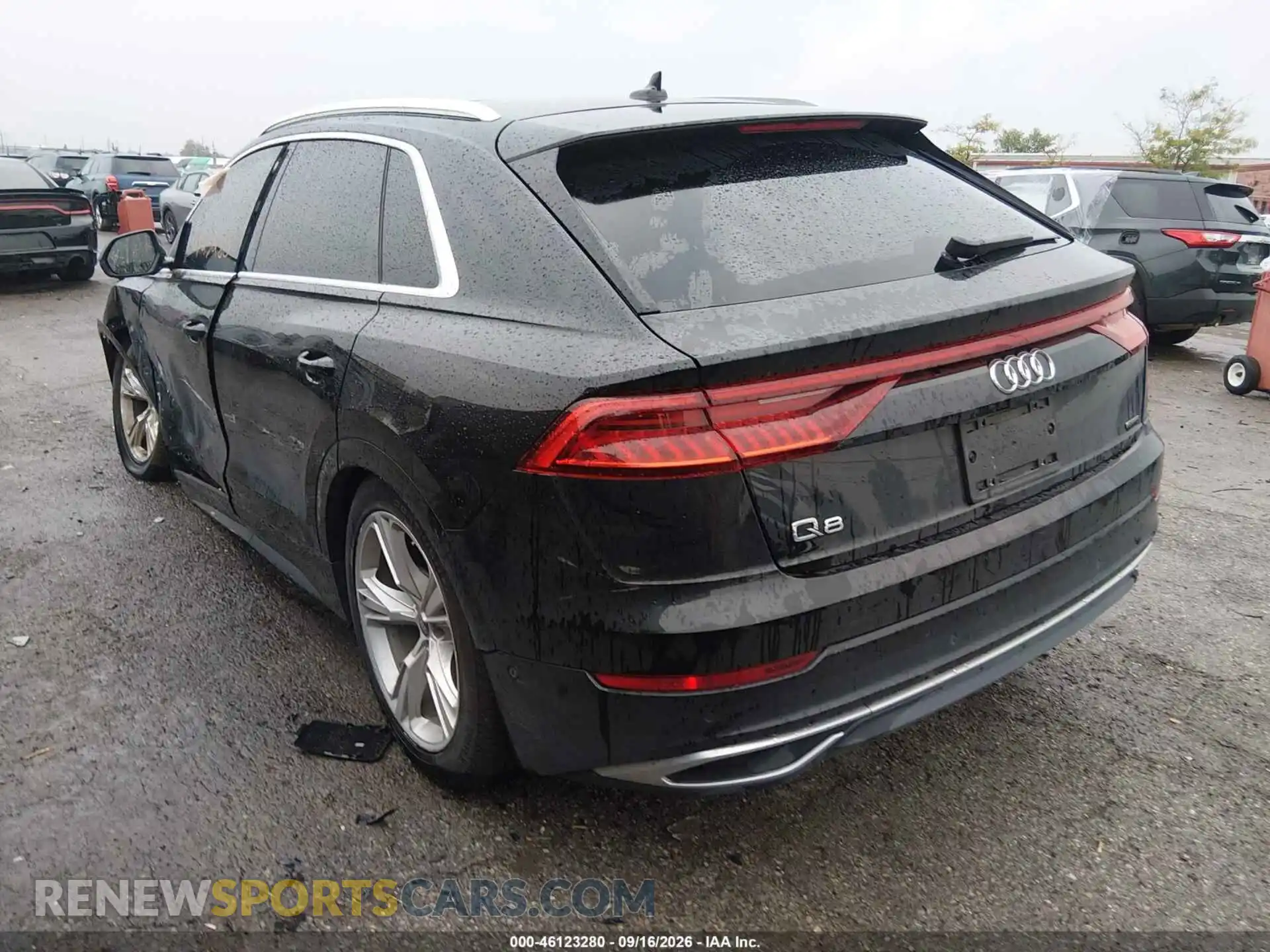 3 fotografías del automóvil dañado WA1CVBF1XPD037449 AUDI Q8 2023