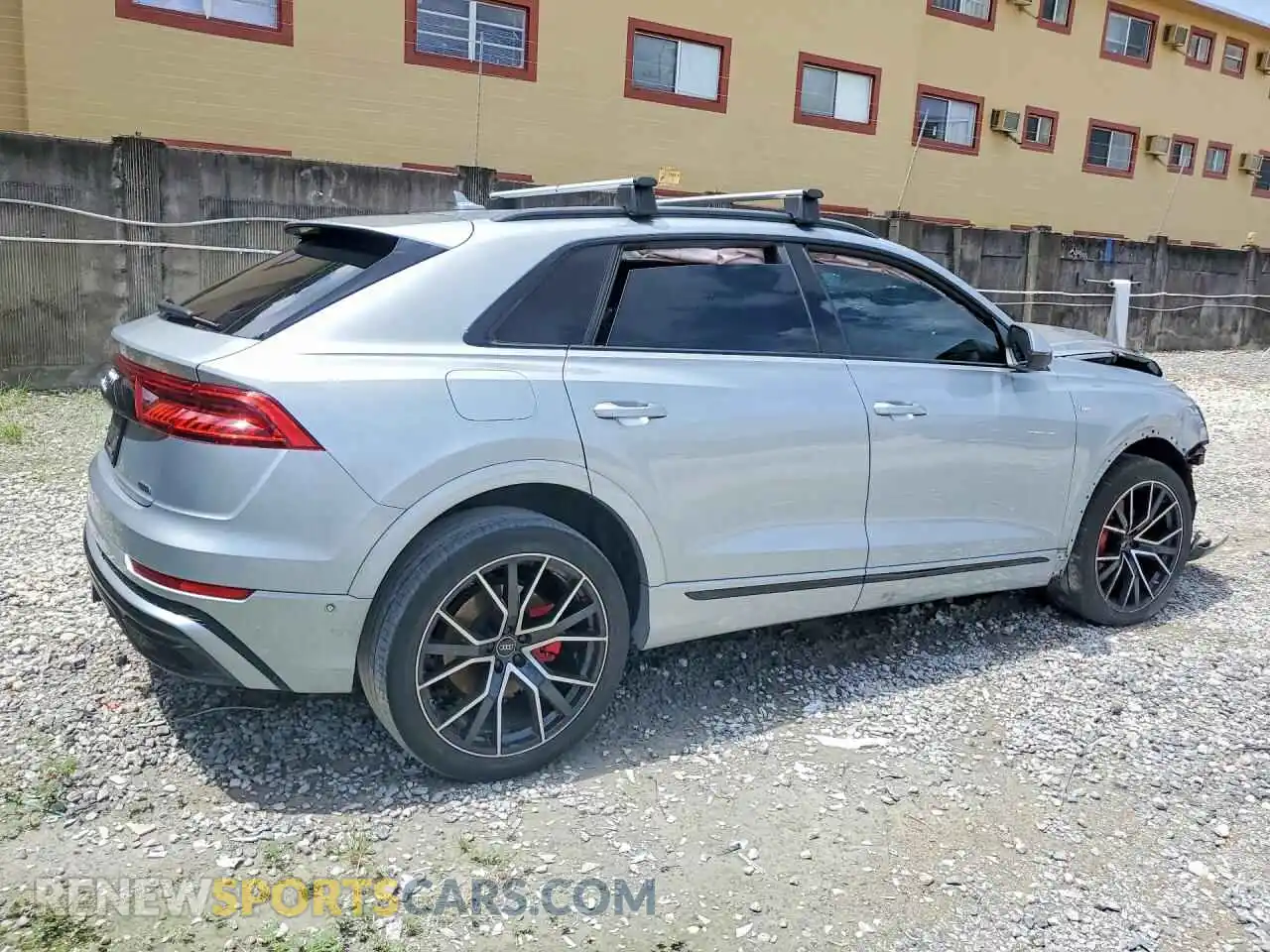 3 fotografías del automóvil dañado WA1EVBF14PD041487 AUDI Q8 2023
