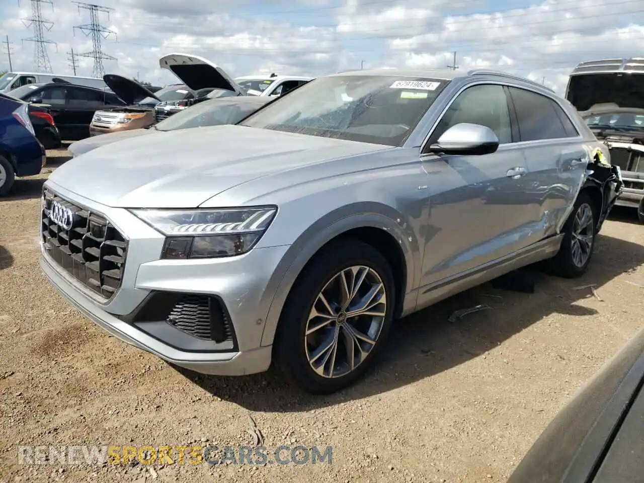 1 Photograph of a damaged car WA1EVBF16PD031298 AUDI Q8 2023