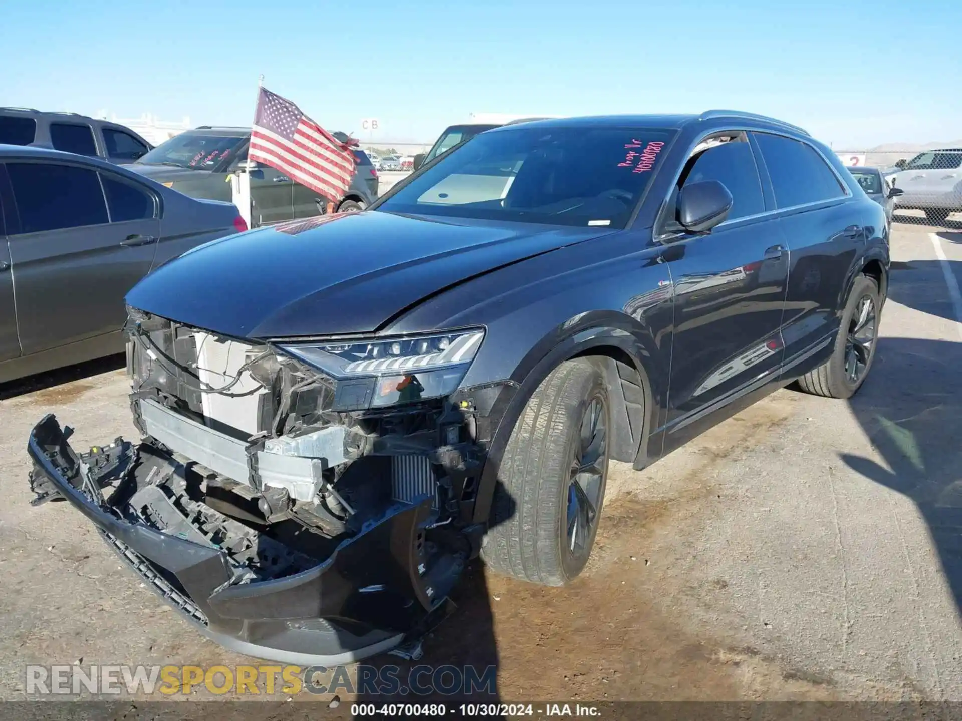 2 Photograph of a damaged car WA1EVBF18PD033697 AUDI Q8 2023