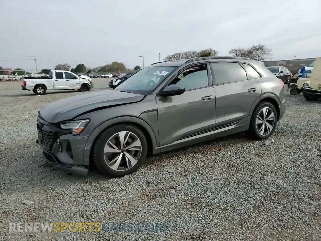 1 Photograph of a damaged car WA14AAGE5RB035795 AUDI Q8 E-TRON 2024