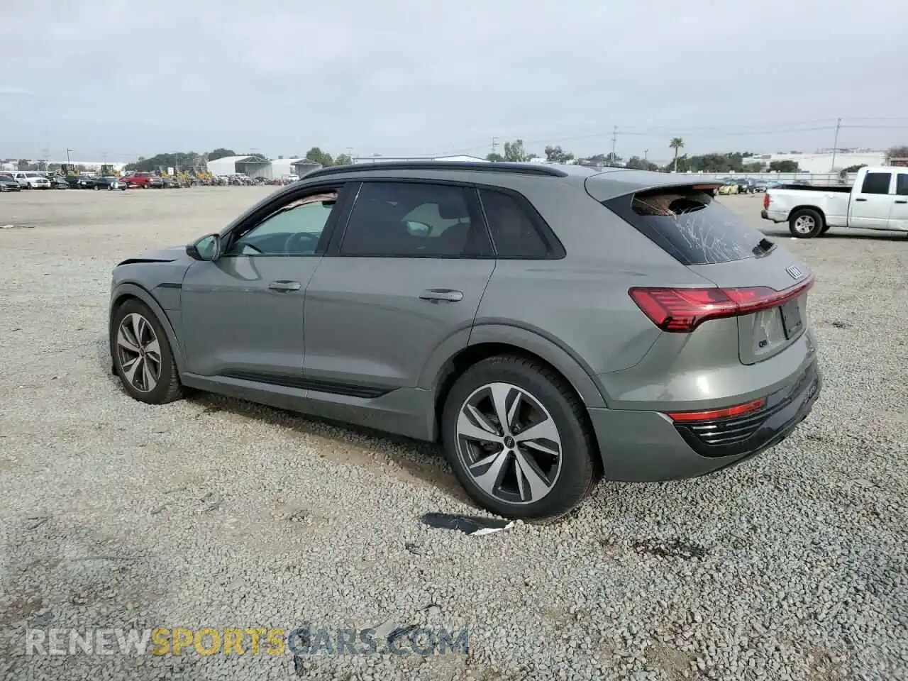 2 Photograph of a damaged car WA14AAGE5RB035795 AUDI Q8 E-TRON 2024