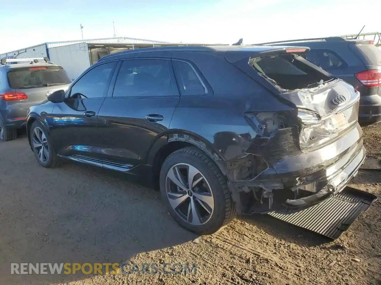 2 Photograph of a damaged car WA14AAGE5RB042214 AUDI Q8 E-TRON 2024