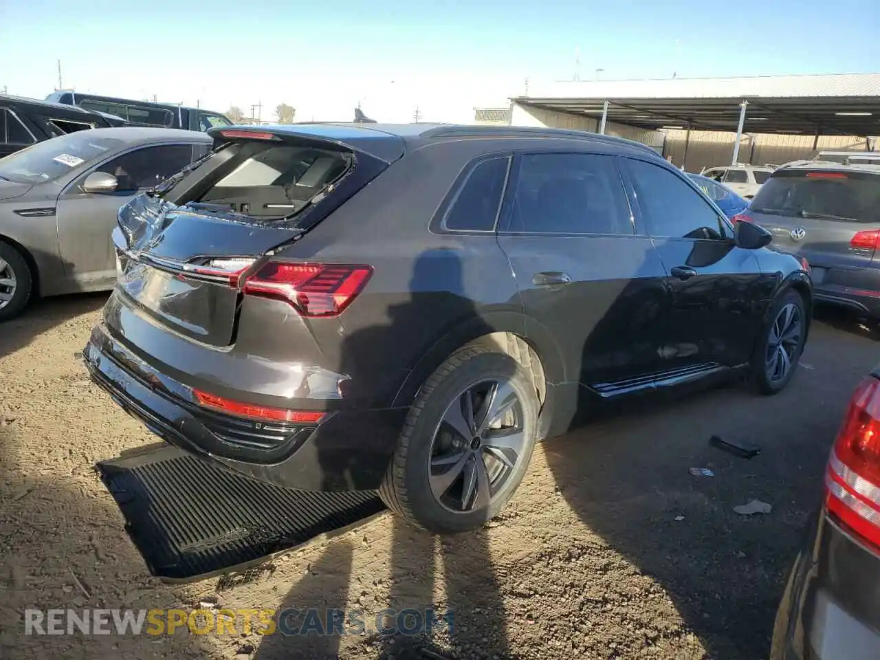 3 Photograph of a damaged car WA14AAGE5RB042214 AUDI Q8 E-TRON 2024