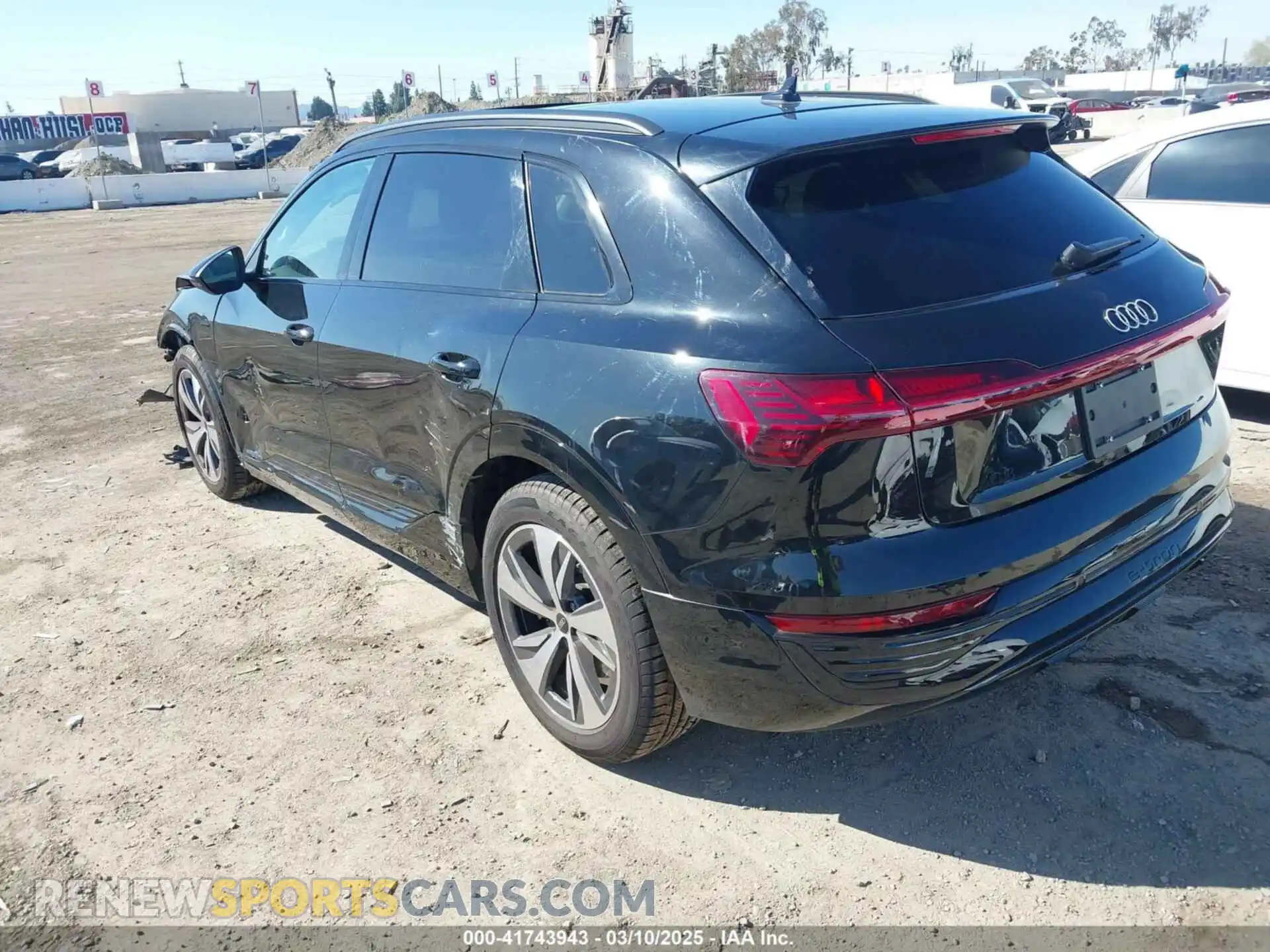 3 Photograph of a damaged car WA14AAGE5RB046859 AUDI Q8 E-TRON 2024