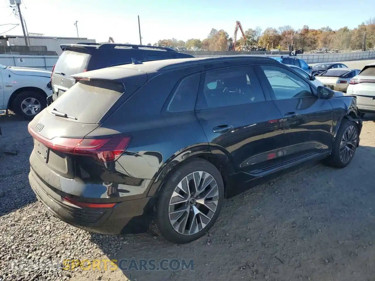 3 Photograph of a damaged car WA15AAGE0RB015202 AUDI Q8 E-TRON 2024