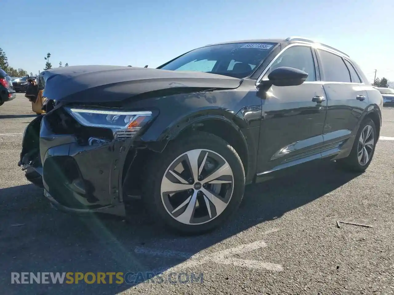 1 Photograph of a damaged car WA15AAGE1RB033711 AUDI Q8 E-TRON 2024