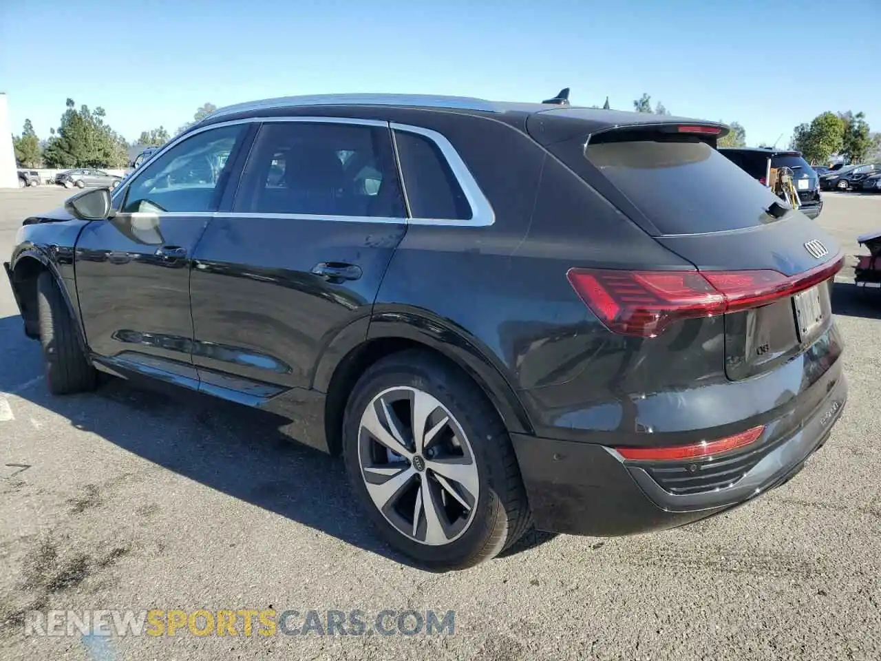 2 Photograph of a damaged car WA15AAGE1RB033711 AUDI Q8 E-TRON 2024