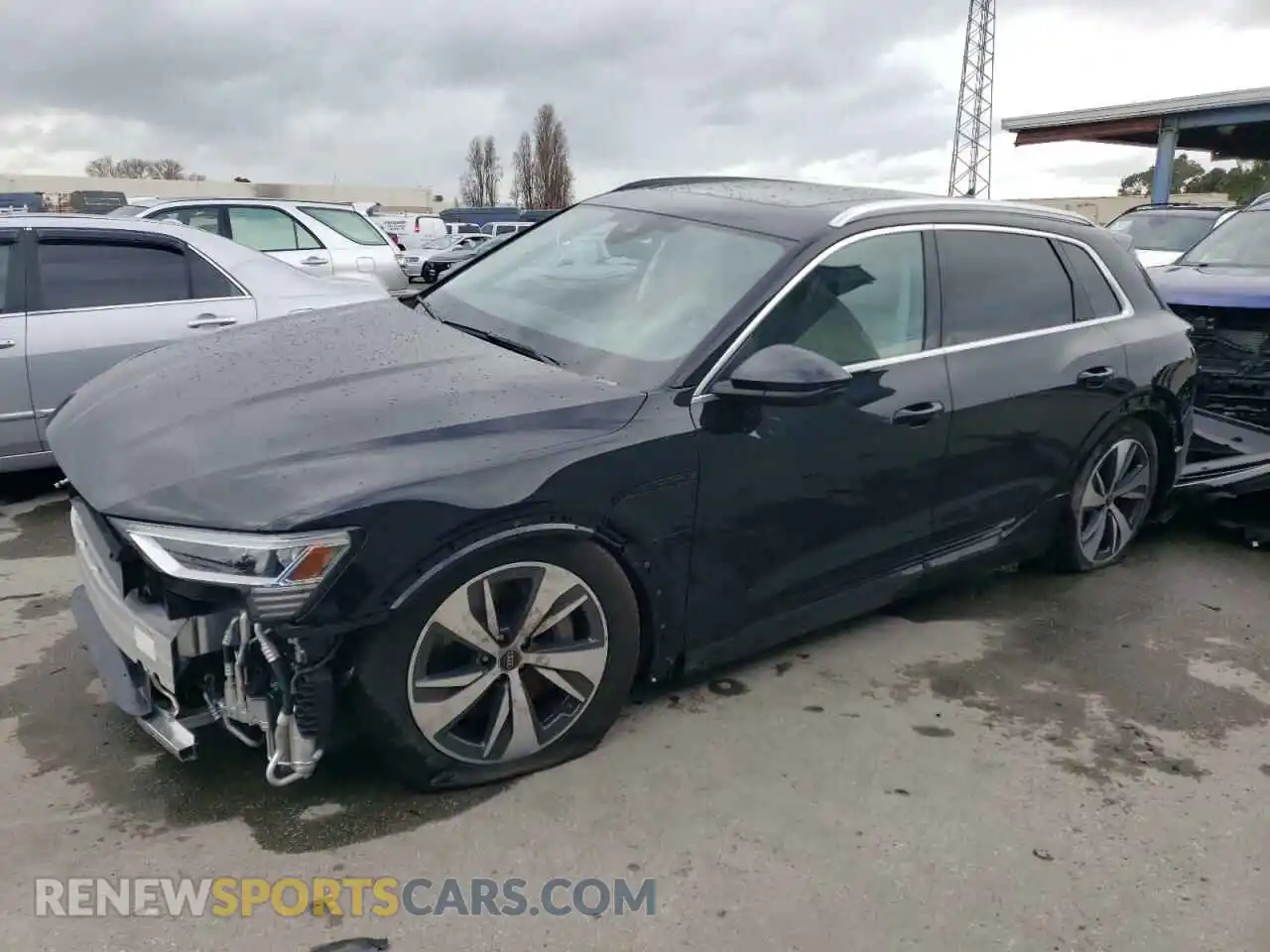 1 Photograph of a damaged car WA15AAGE4RB004669 AUDI Q8 E-TRON 2024
