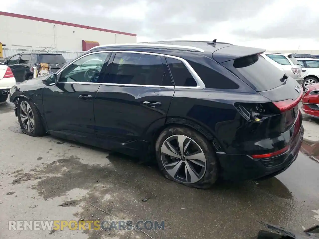 2 Photograph of a damaged car WA15AAGE4RB004669 AUDI Q8 E-TRON 2024