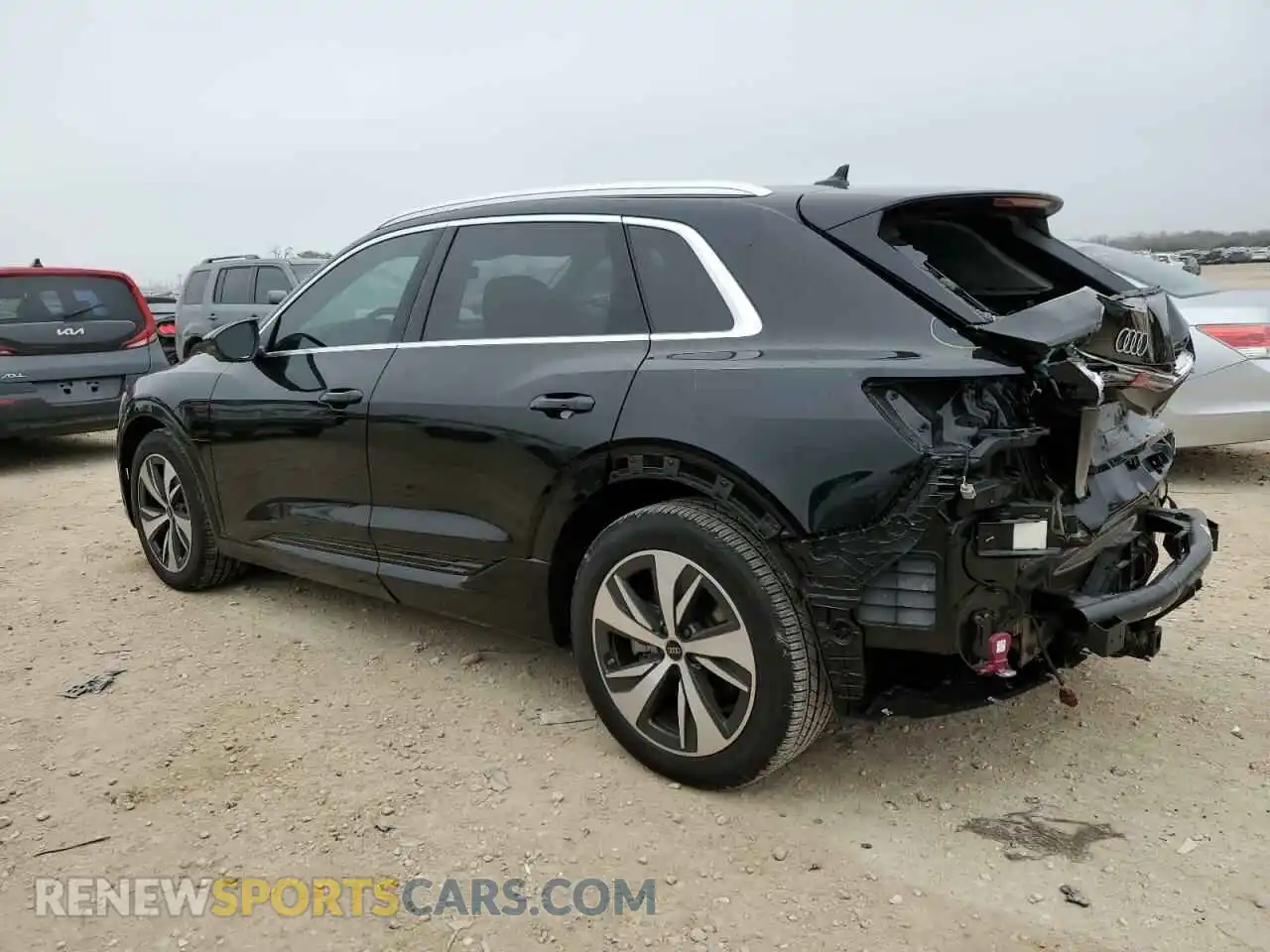 2 Photograph of a damaged car WA15AAGE4RB019575 AUDI Q8 E-TRON 2024