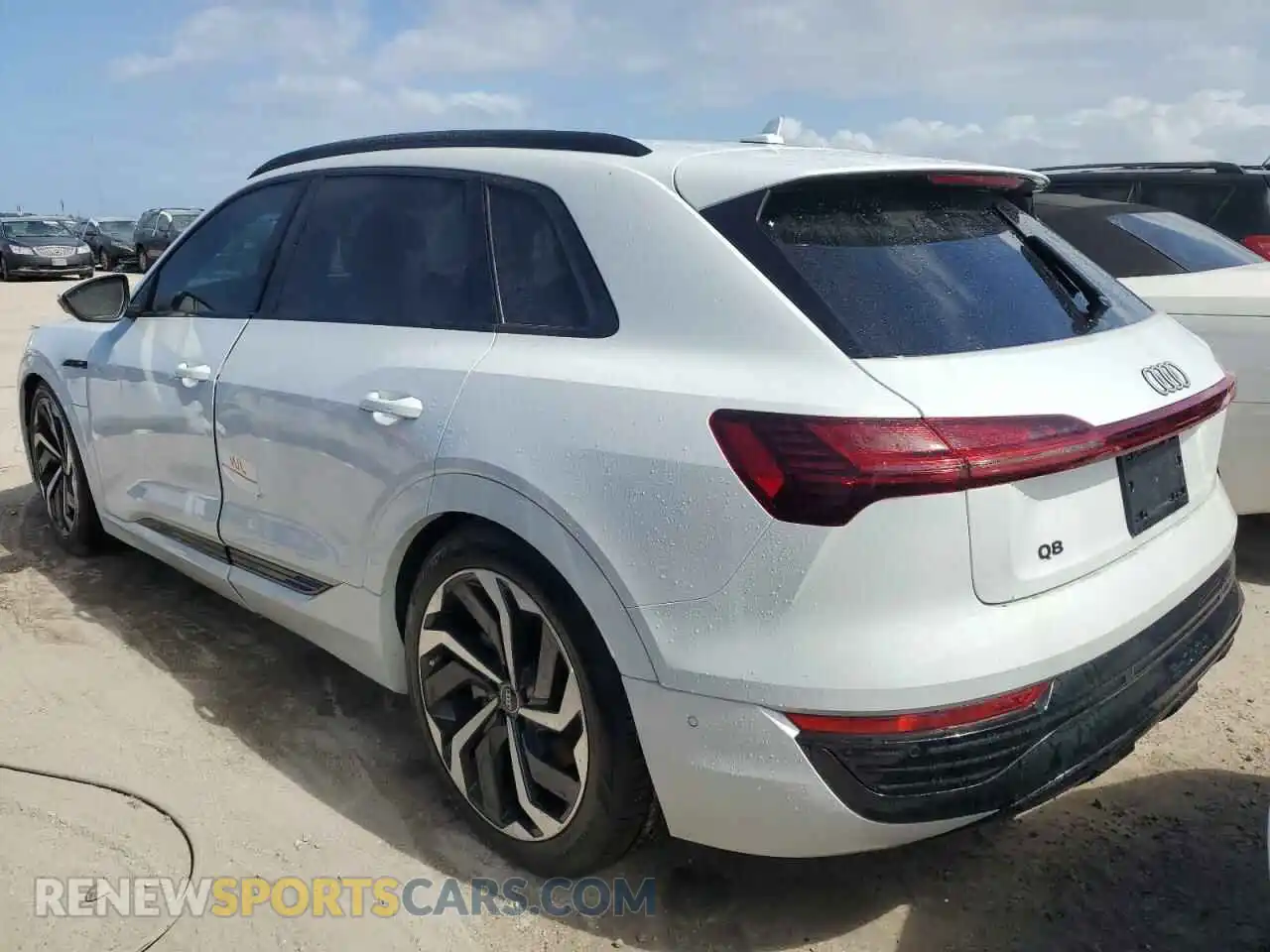 2 Photograph of a damaged car WA15AAGE5RB063343 AUDI Q8 E-TRON 2024