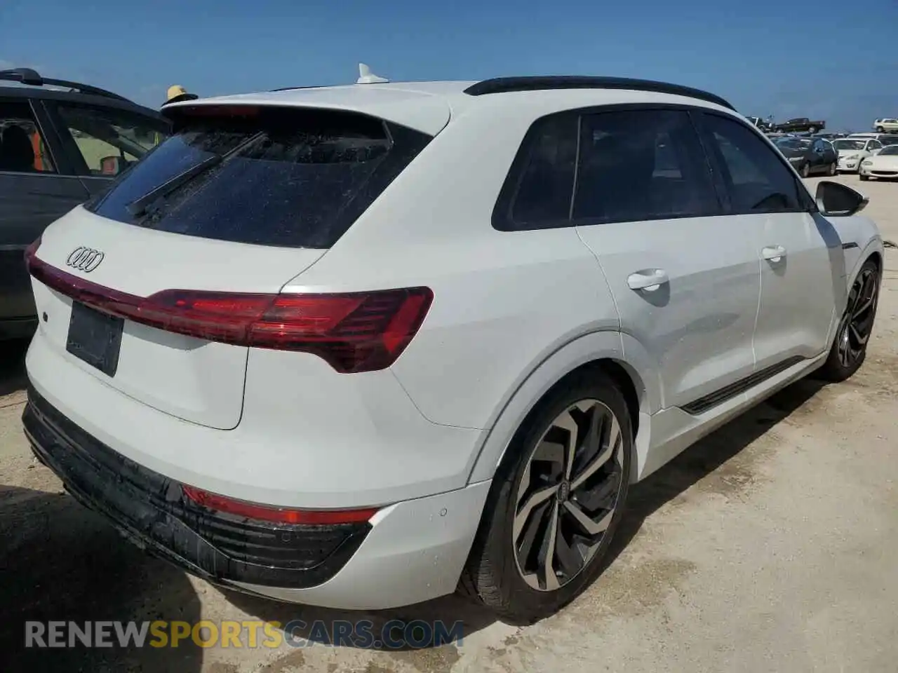 3 Photograph of a damaged car WA15AAGE5RB063343 AUDI Q8 E-TRON 2024