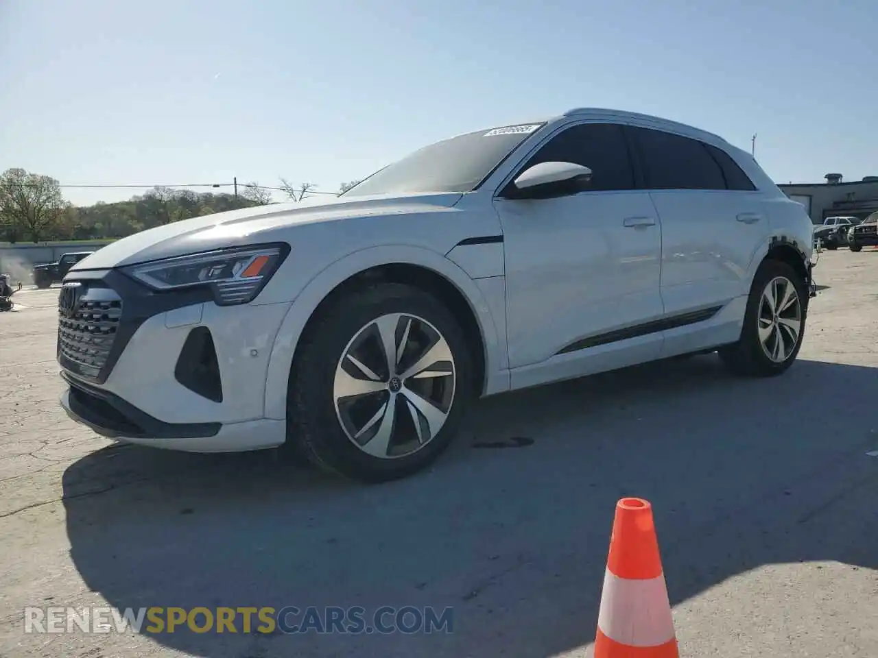 1 Photograph of a damaged car WA15AAGE7RB025662 AUDI Q8 E-TRON 2024